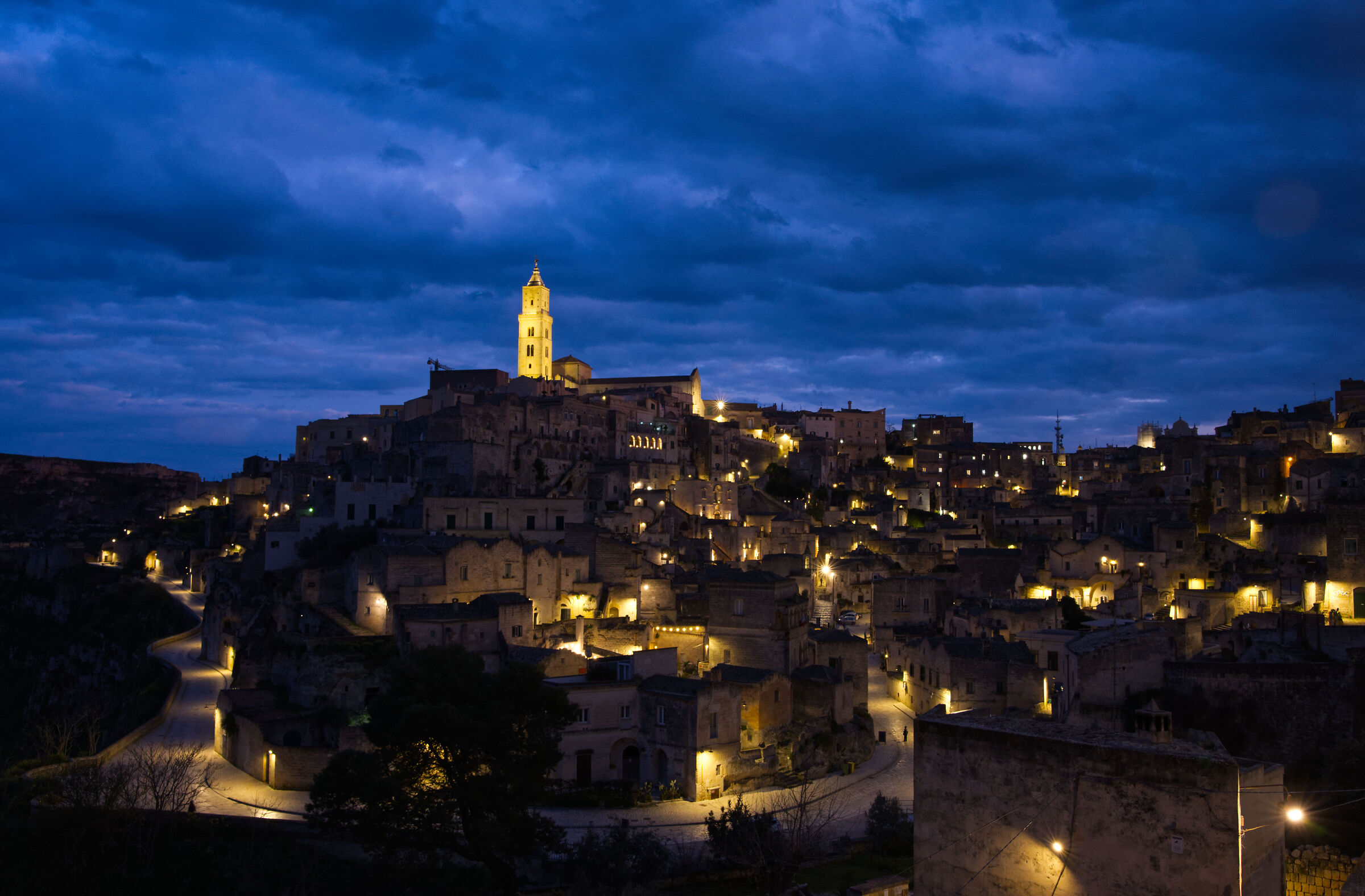 Matera si prepara a dormire