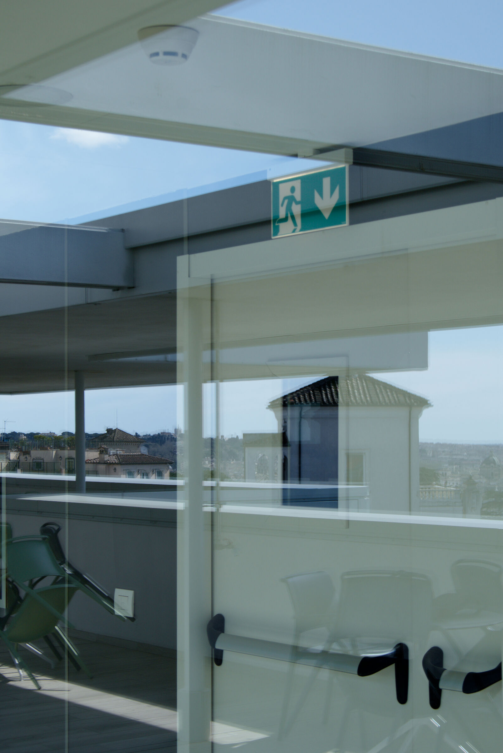 Ufficio, terrazzo, interno