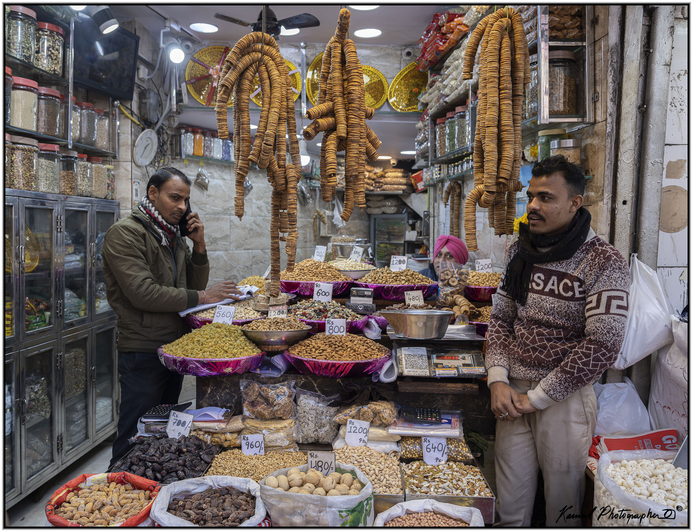 Typical shops in Dheli