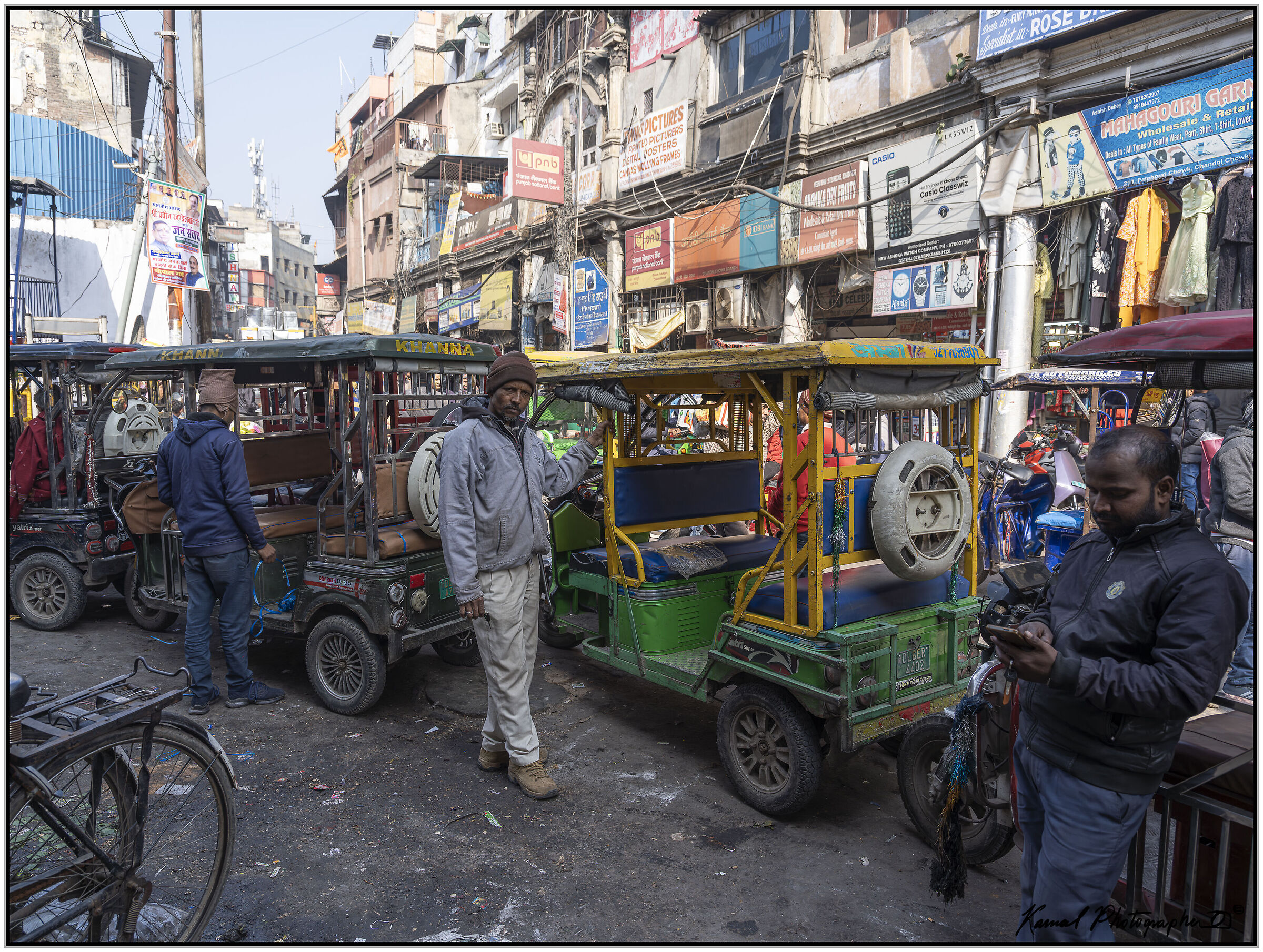 Local taxis in Delhi