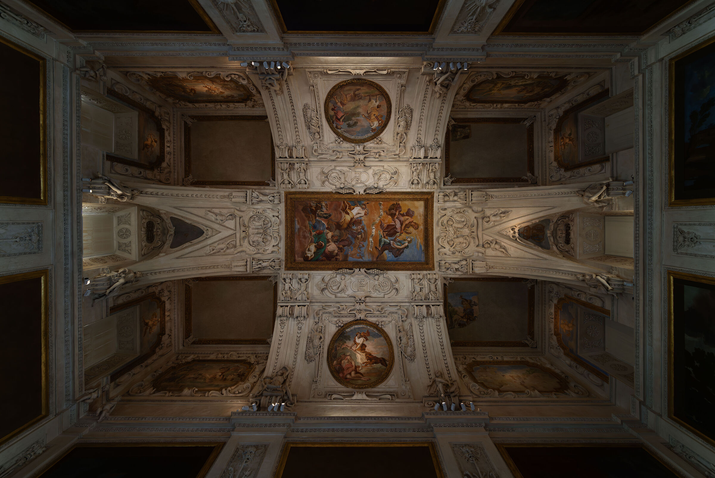 Cross vault Sala di Diana, Reggia di Venaria (TO)