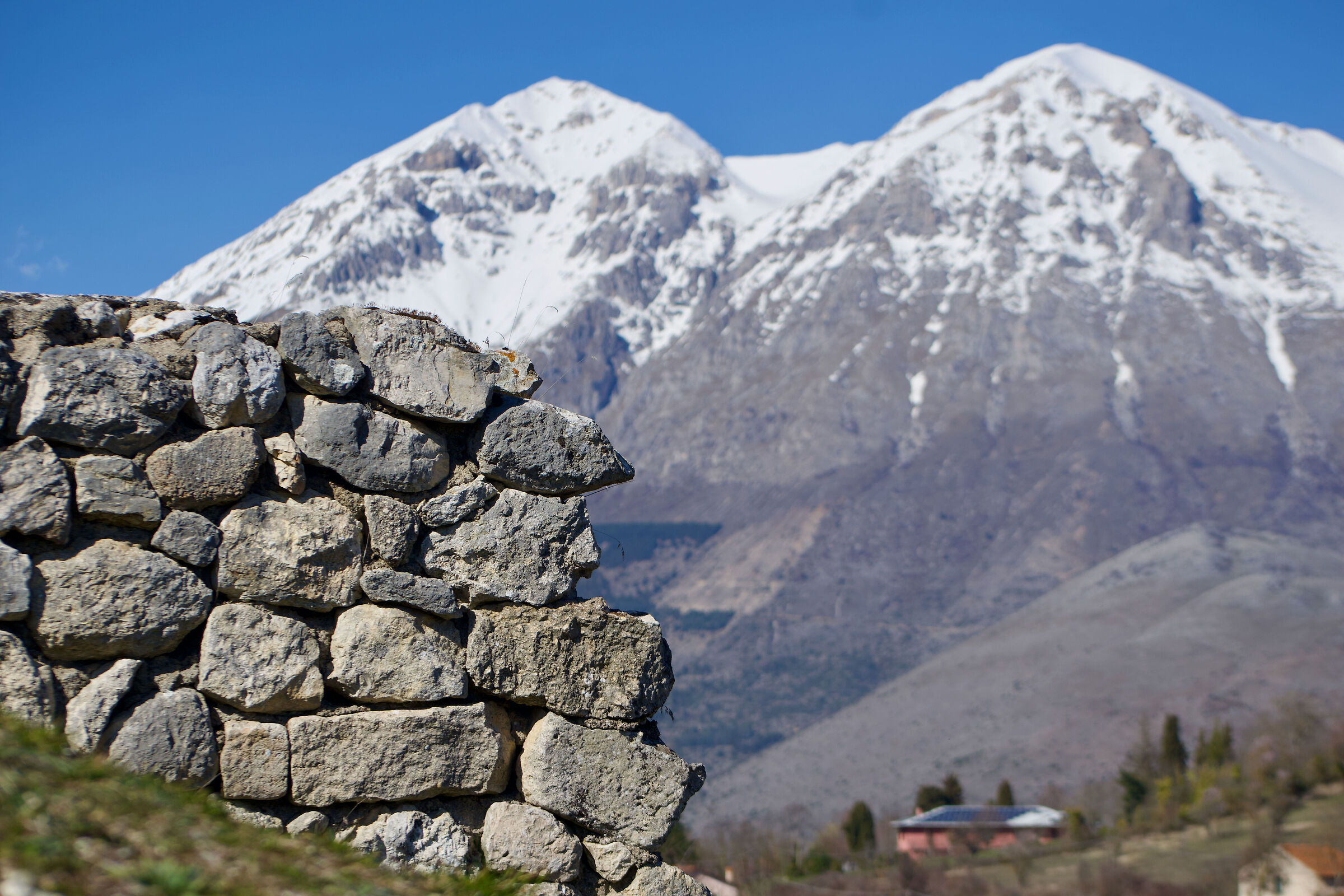 Monte Velino from Alba Fucens