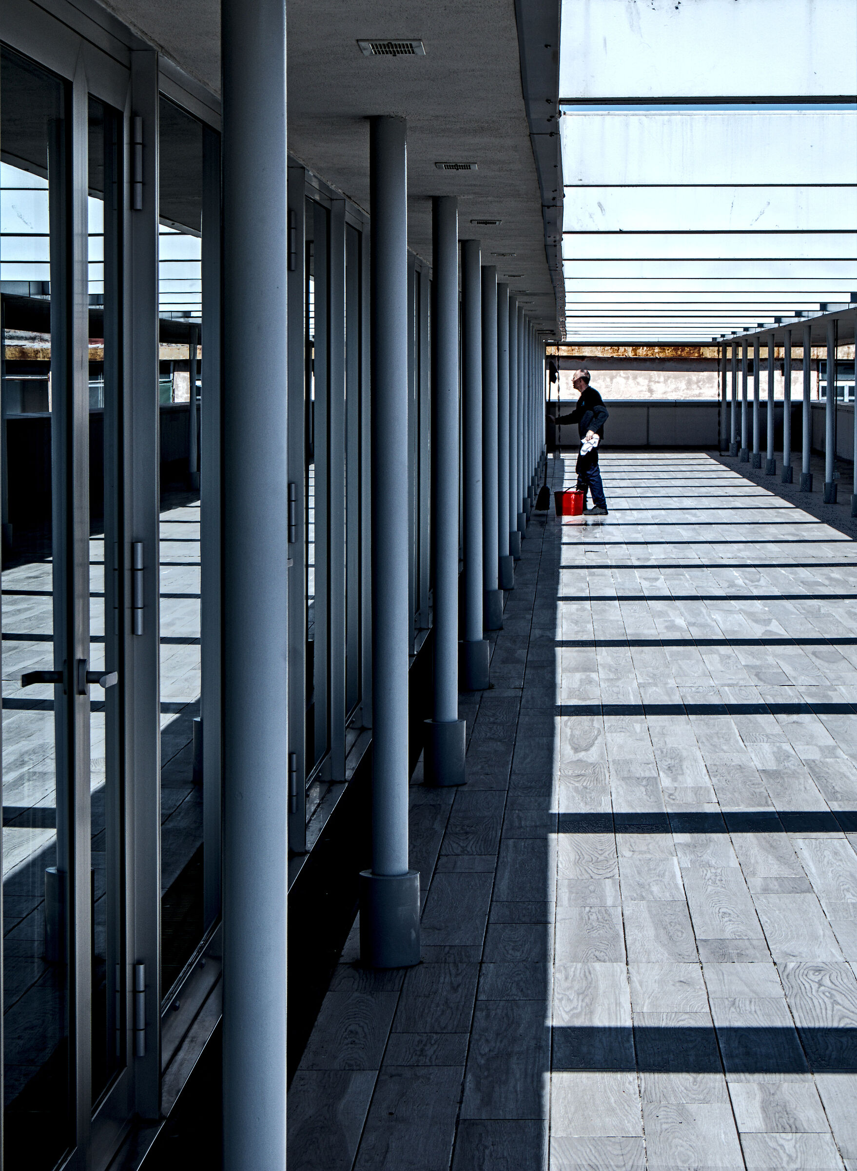 Ufficio, terrazzo, interno (recast)