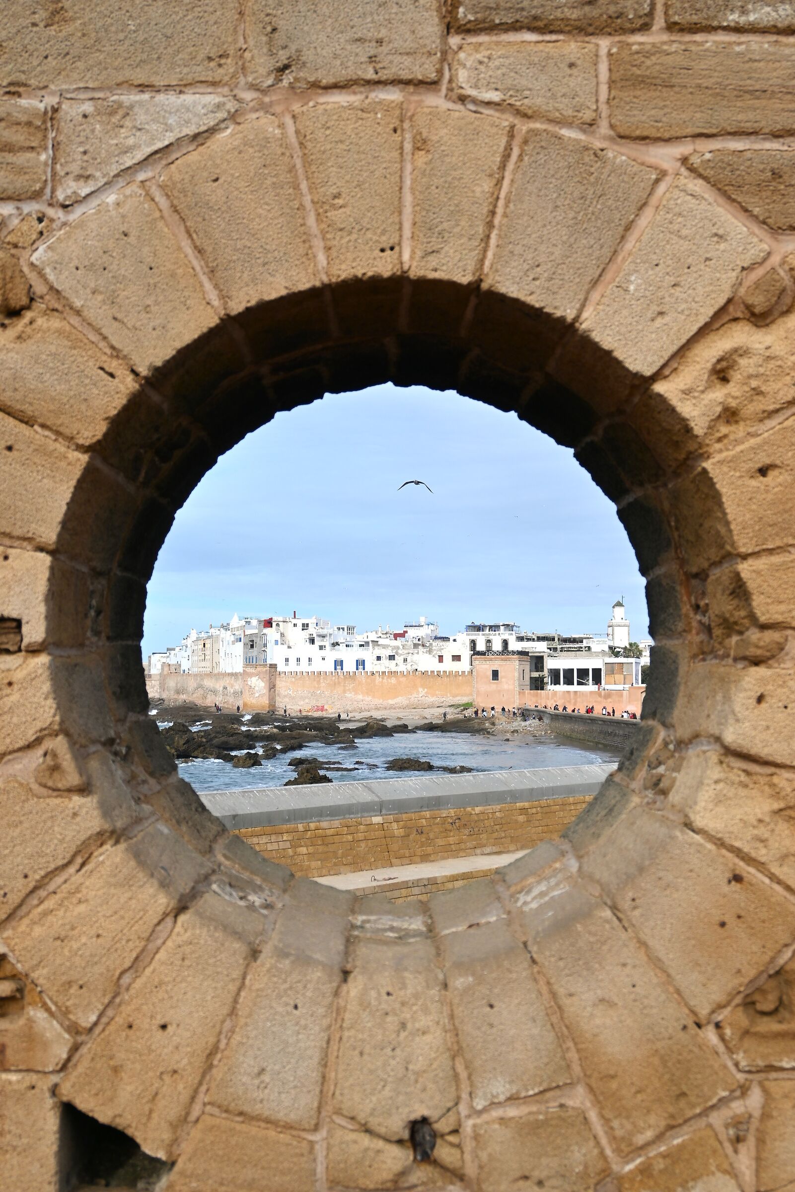And I look at the world through a porthole