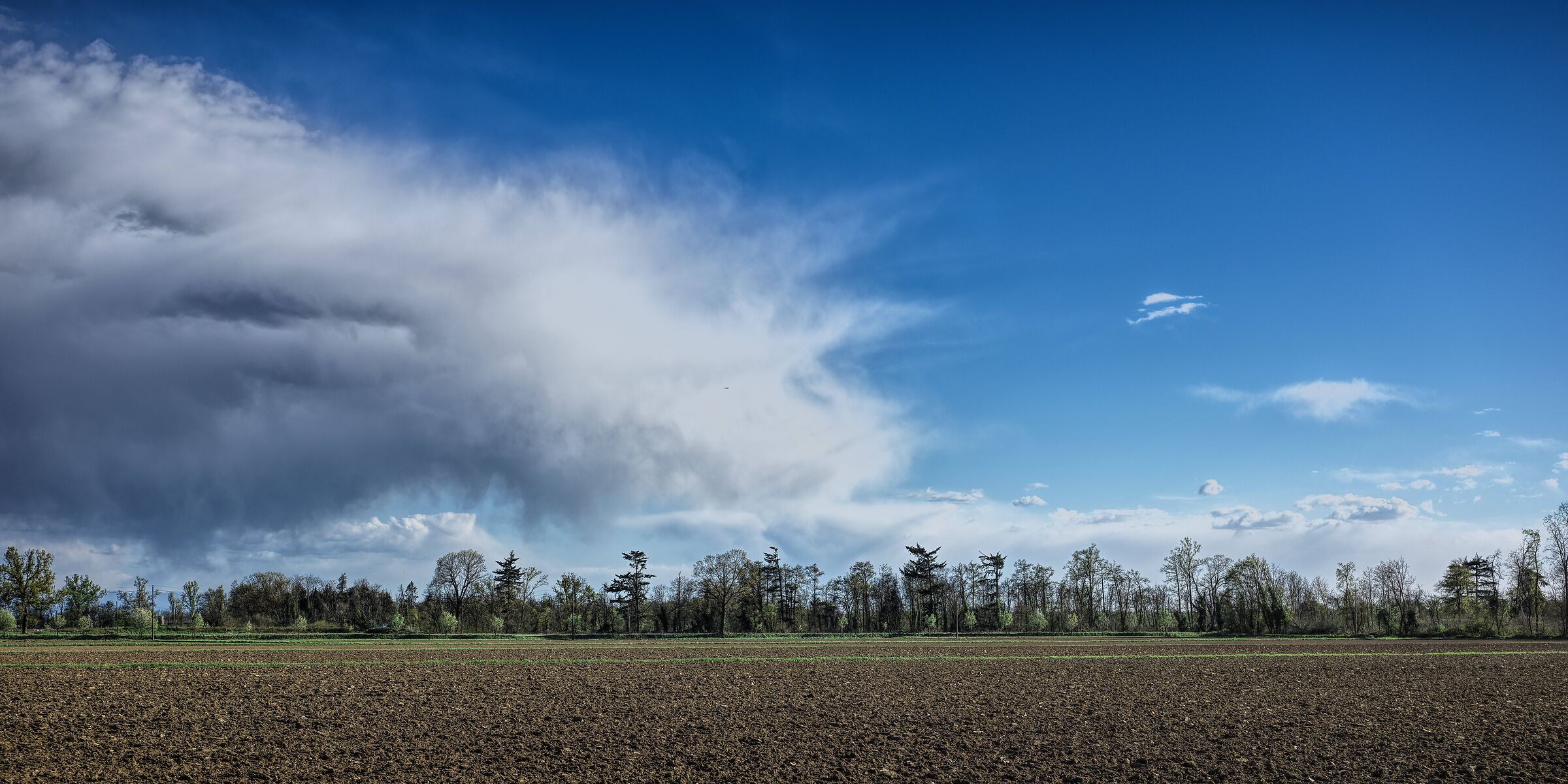 Sky pushed by the wind.
