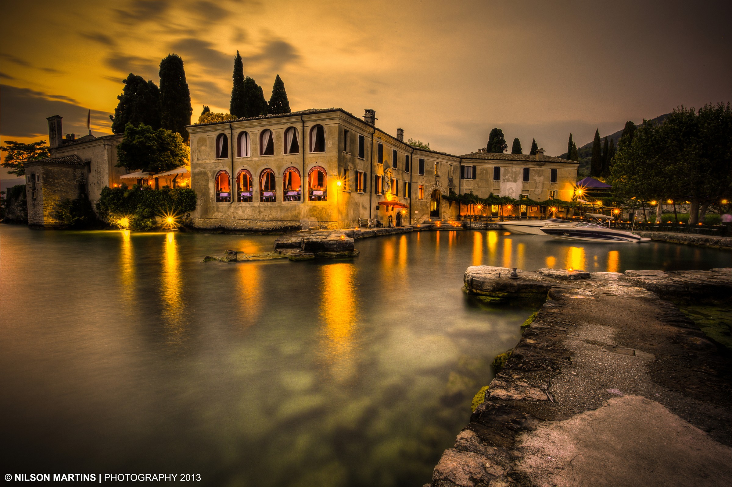 San Vigilio gold sunset