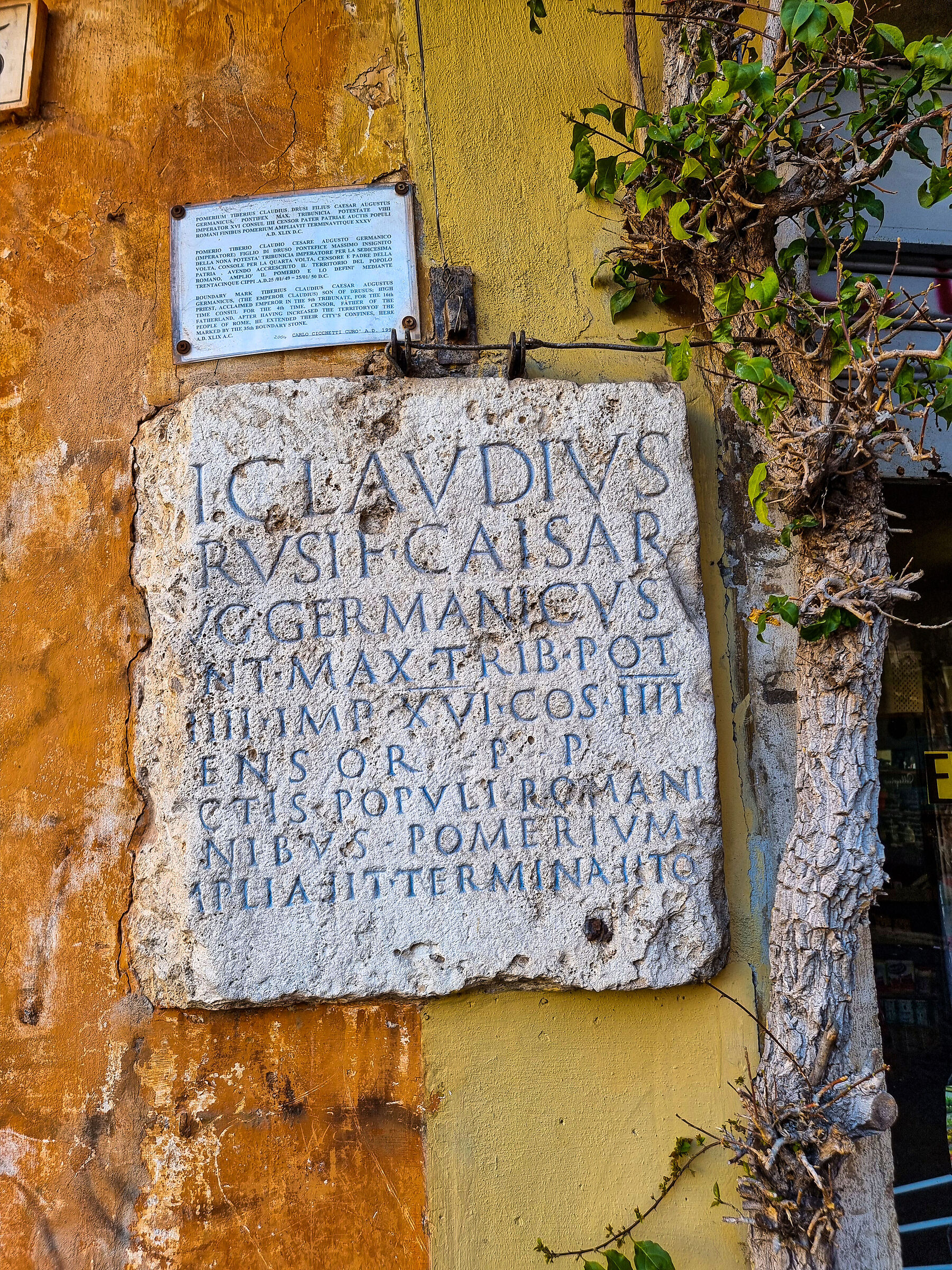 TIBERIUS CLAUDIUS CAESAR AUGUSTUS POMERIUS