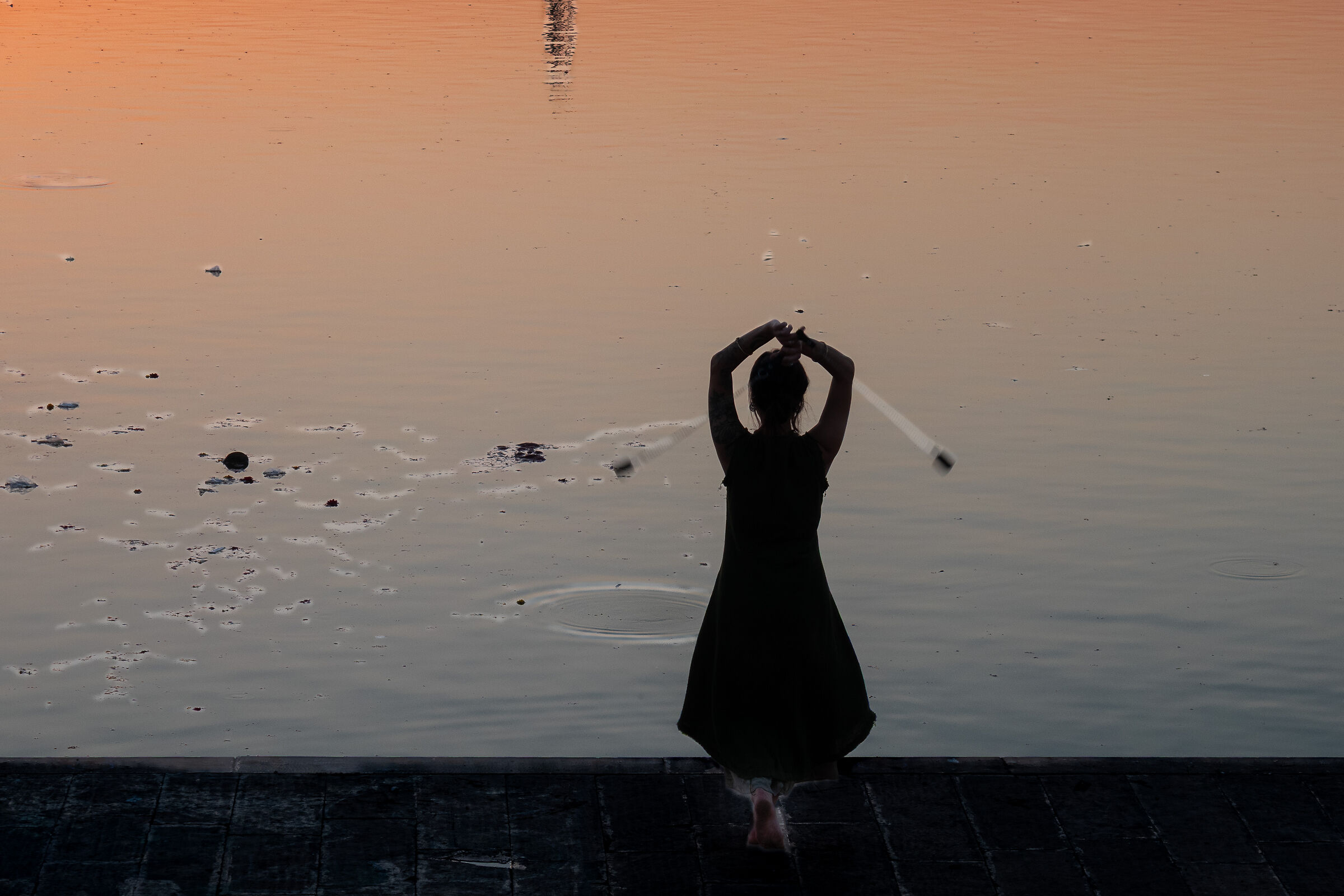 Abbandono al tramonto.