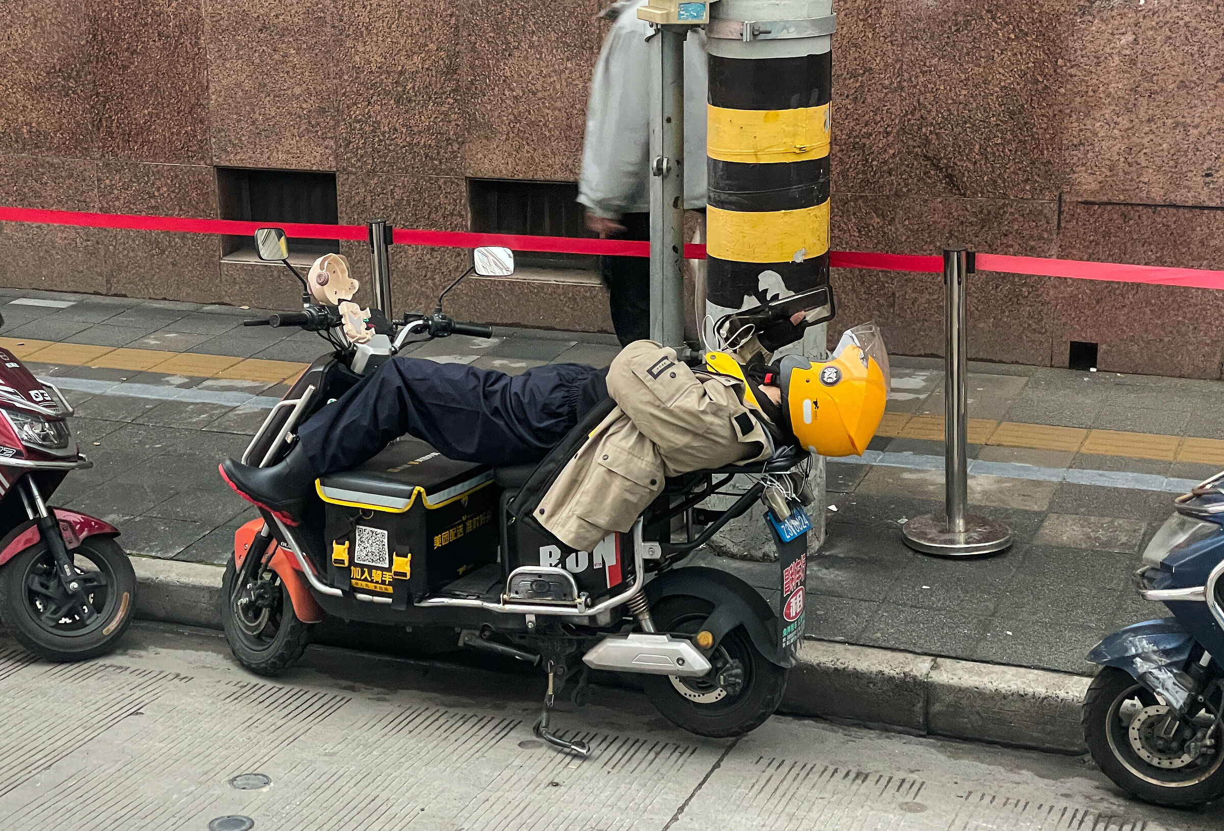 Pausa lavoro a Shanghai