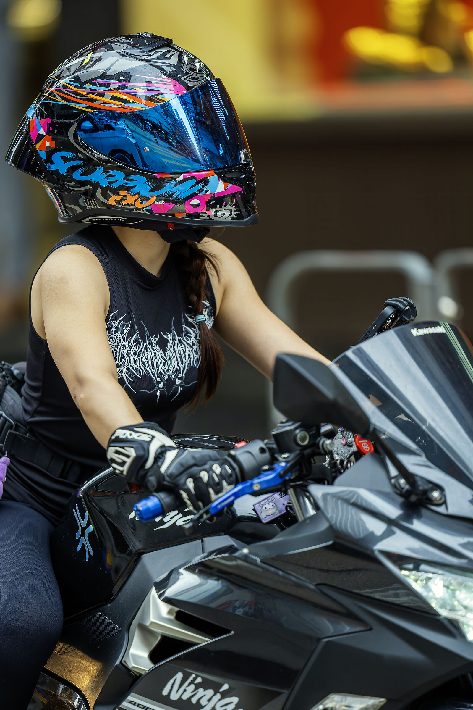 Cool Ninja Girl in Hong Kong