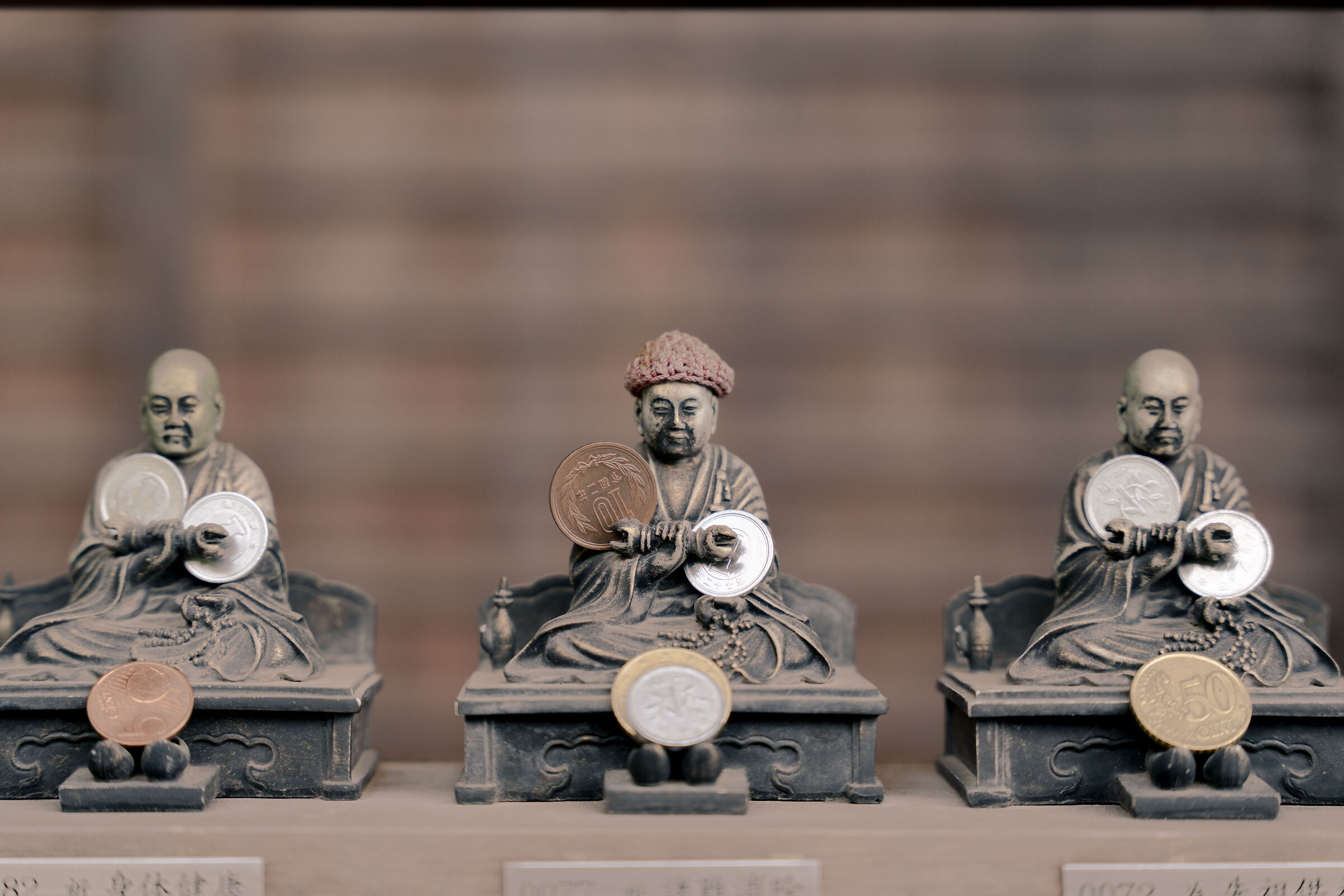 I tre sull'isola di Miyajima