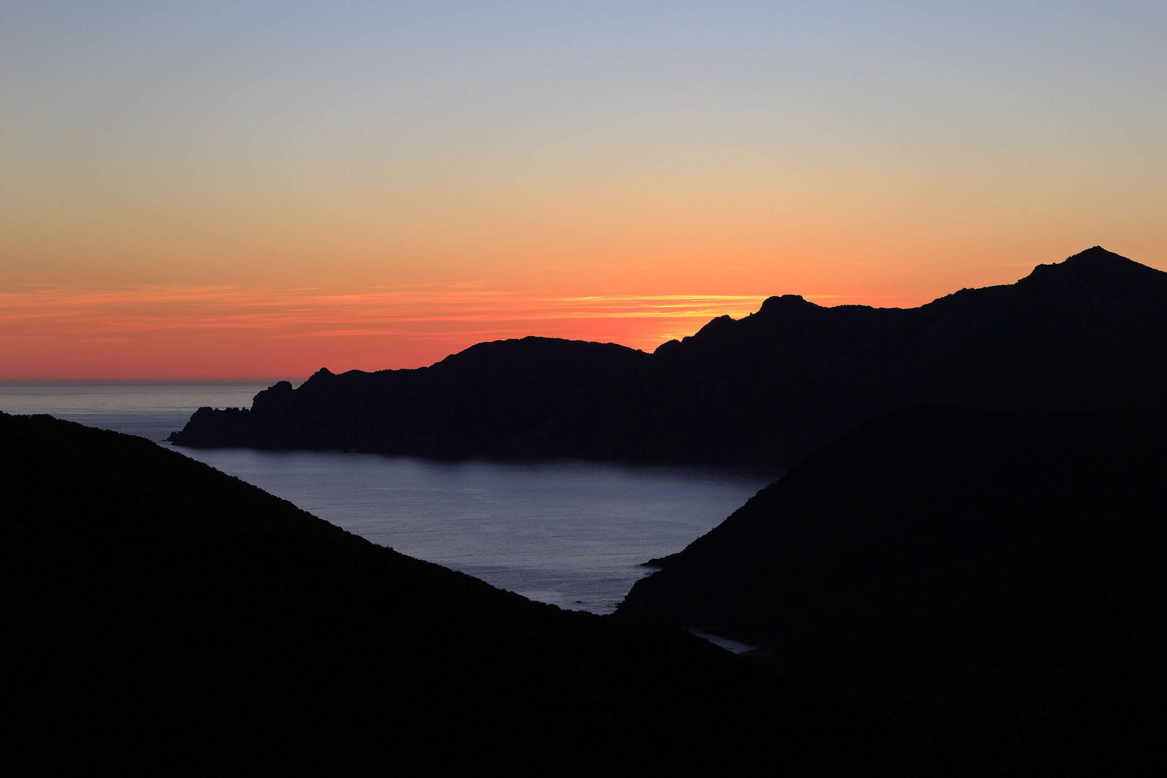 Sunset in Corsica