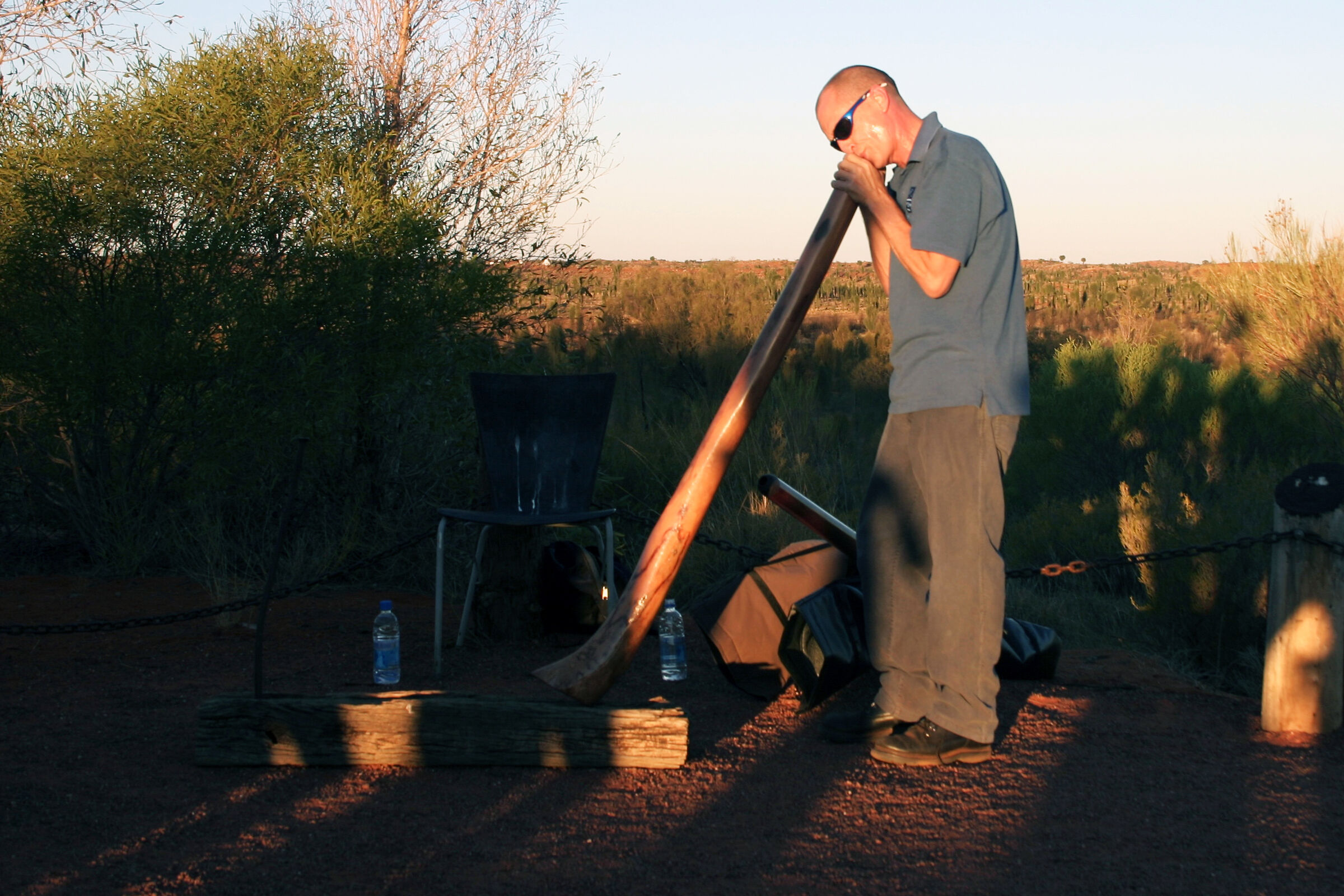 Ayers Rock Uomo con Didgeridoo
