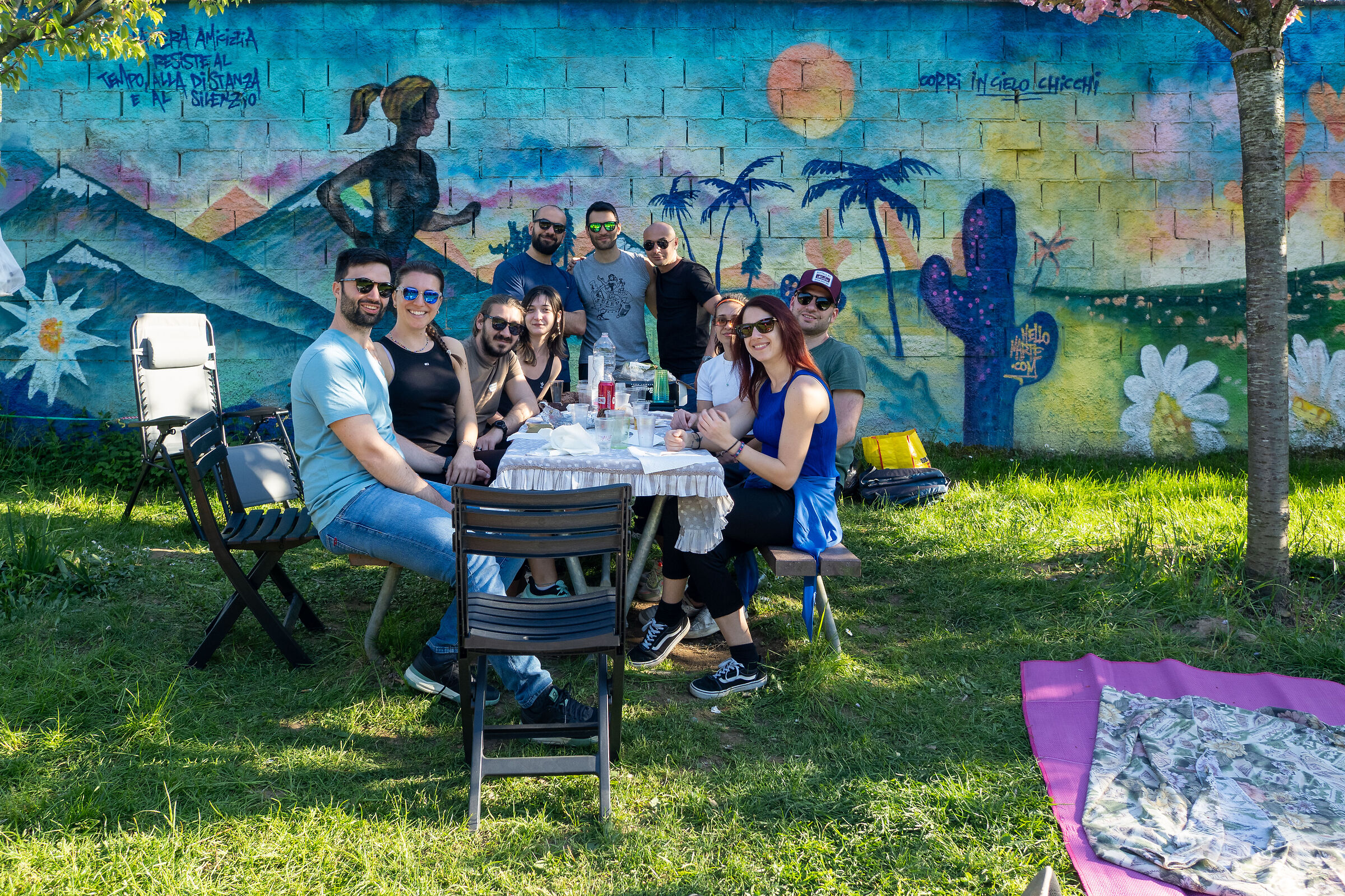 Classic Easter Monday in the park