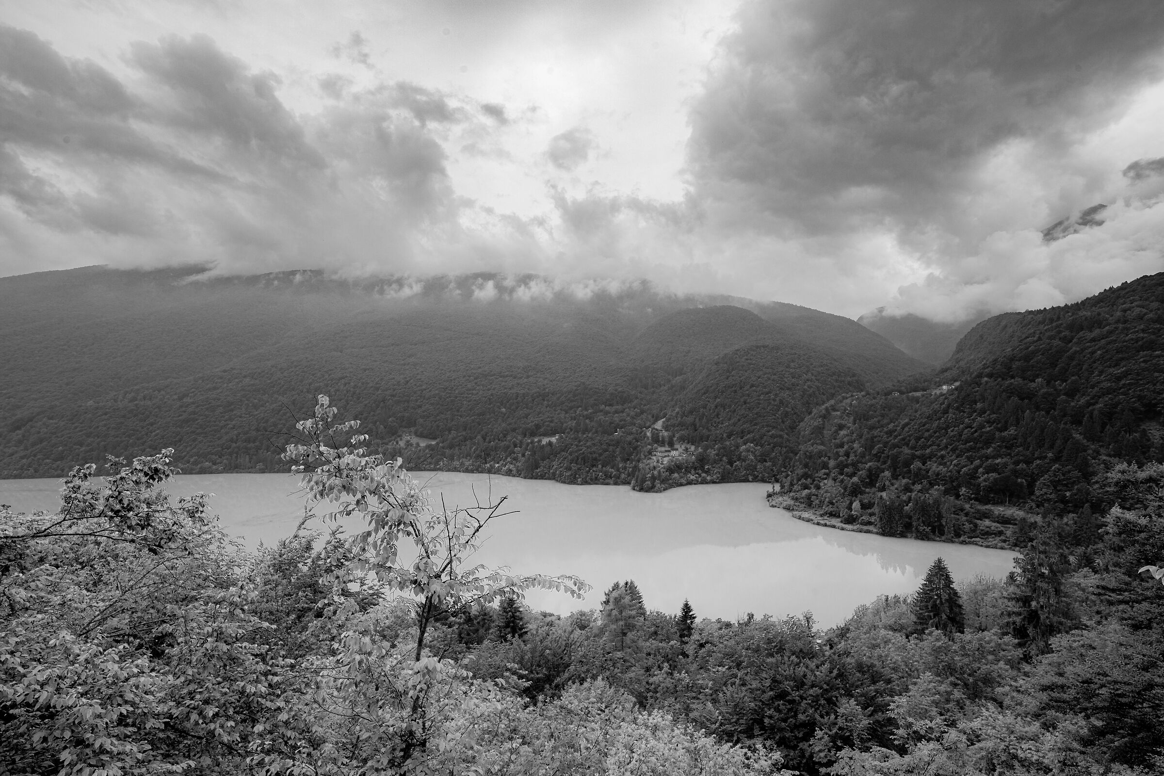 Lake Barcis from the old village