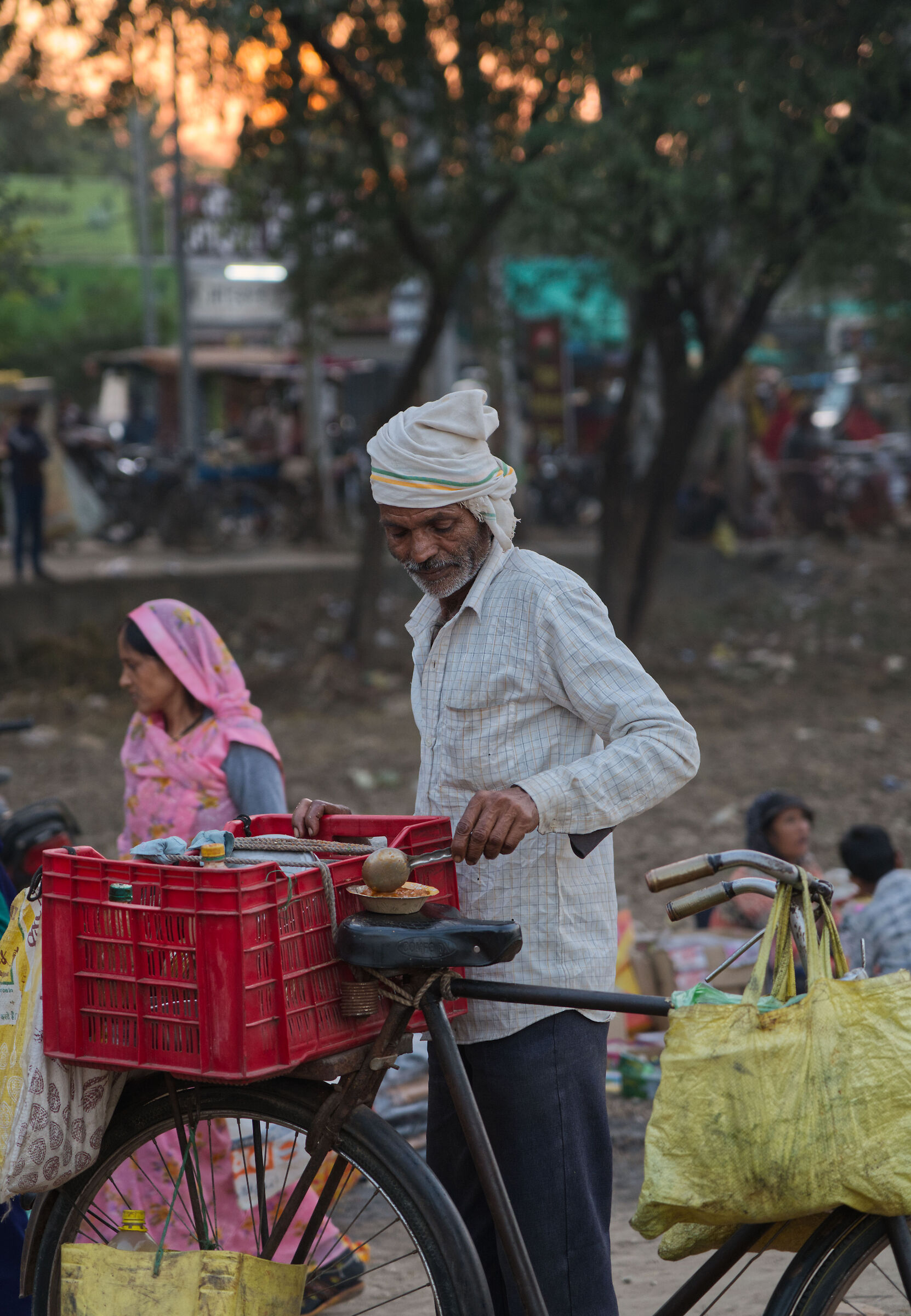 mercato Khajuraho - India