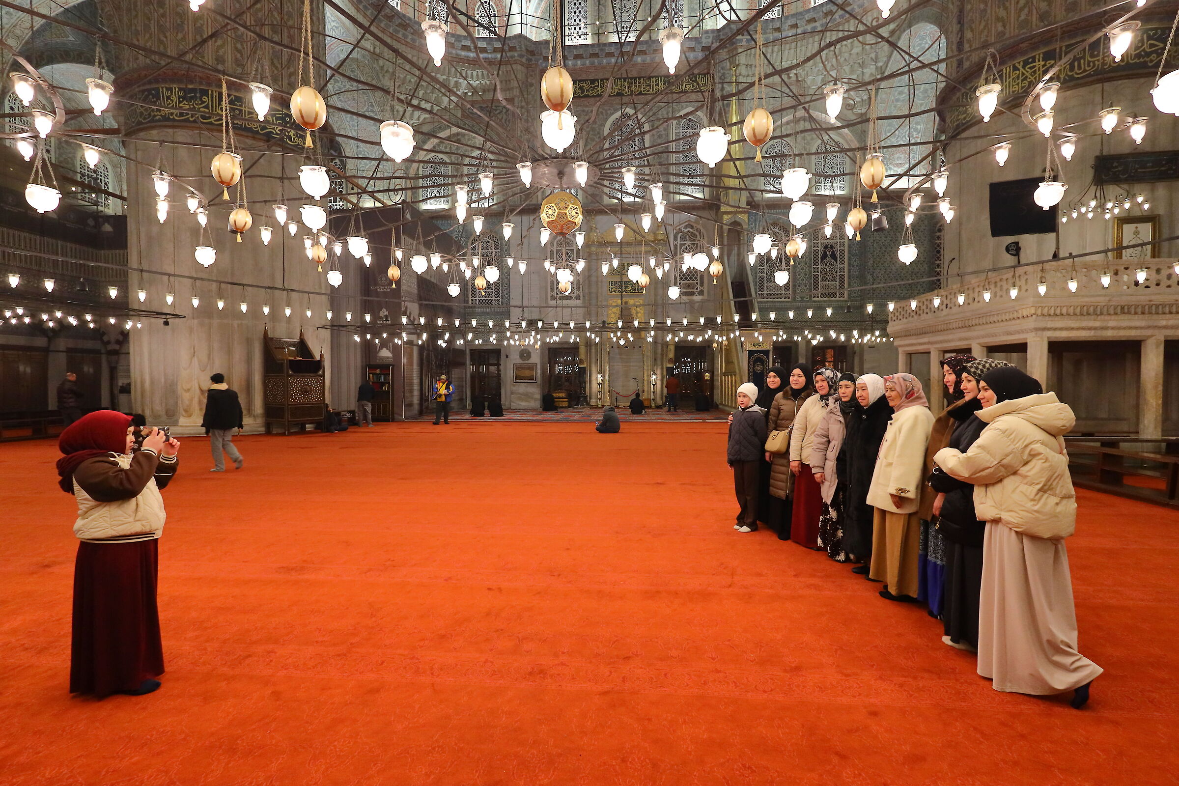 Souvenir photo in the mosque