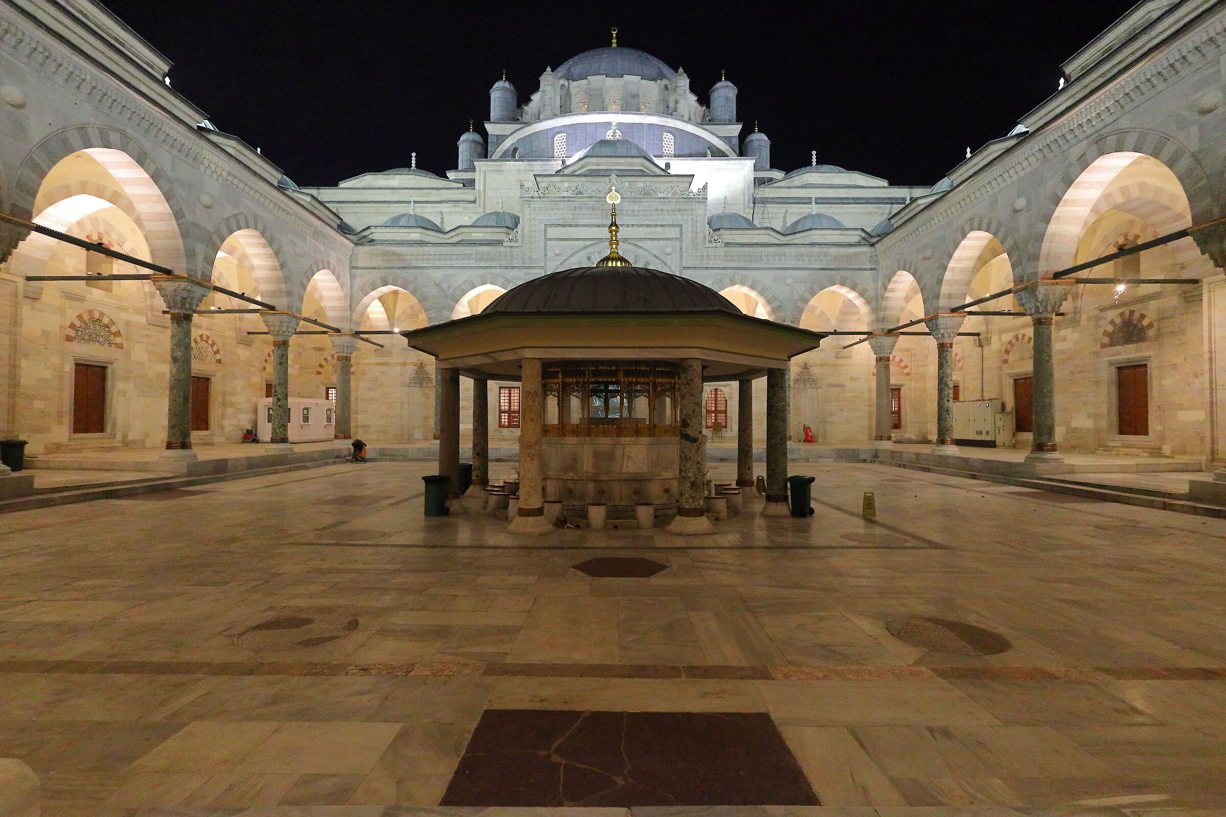 Mosque at night