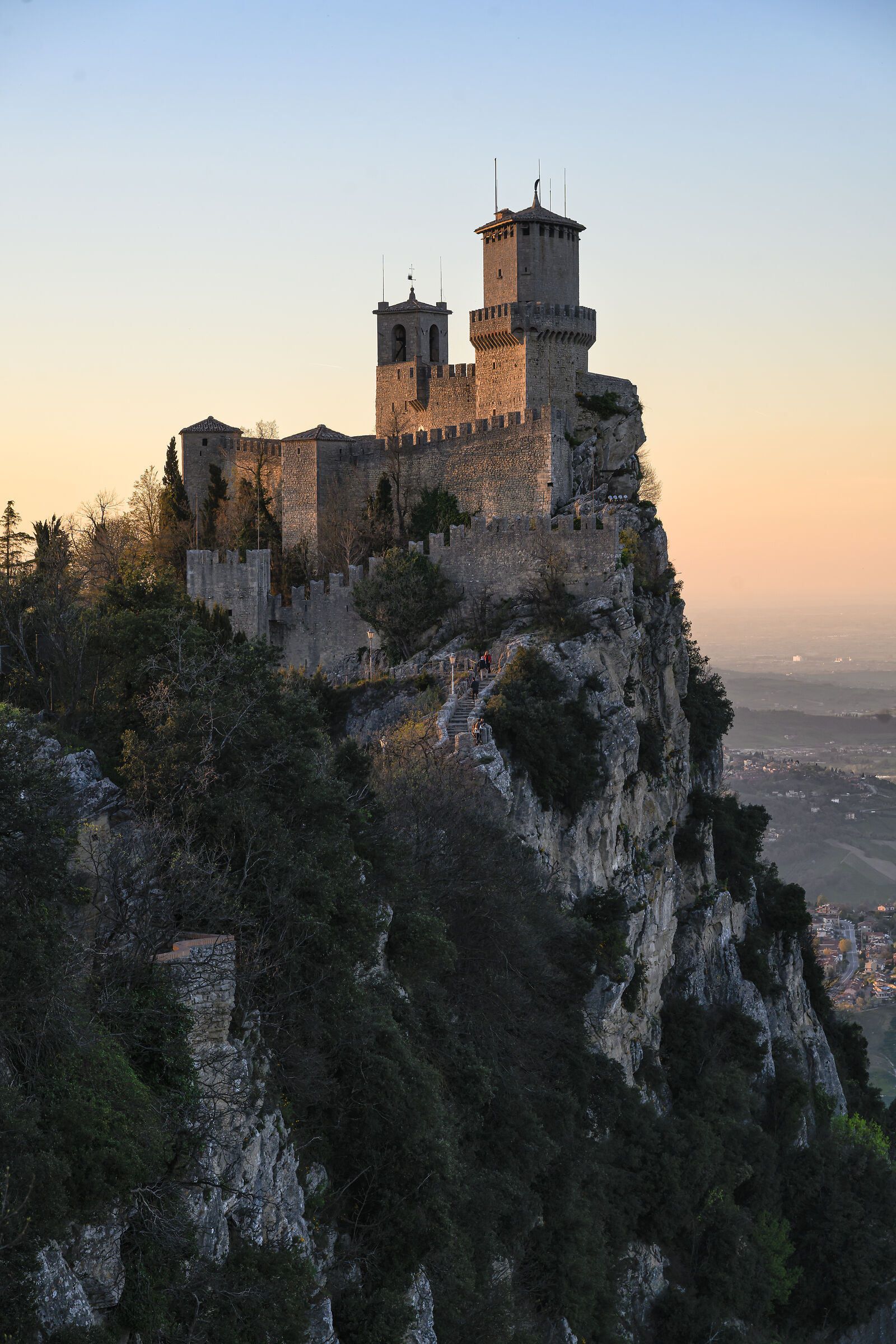 The fortress of San Marino