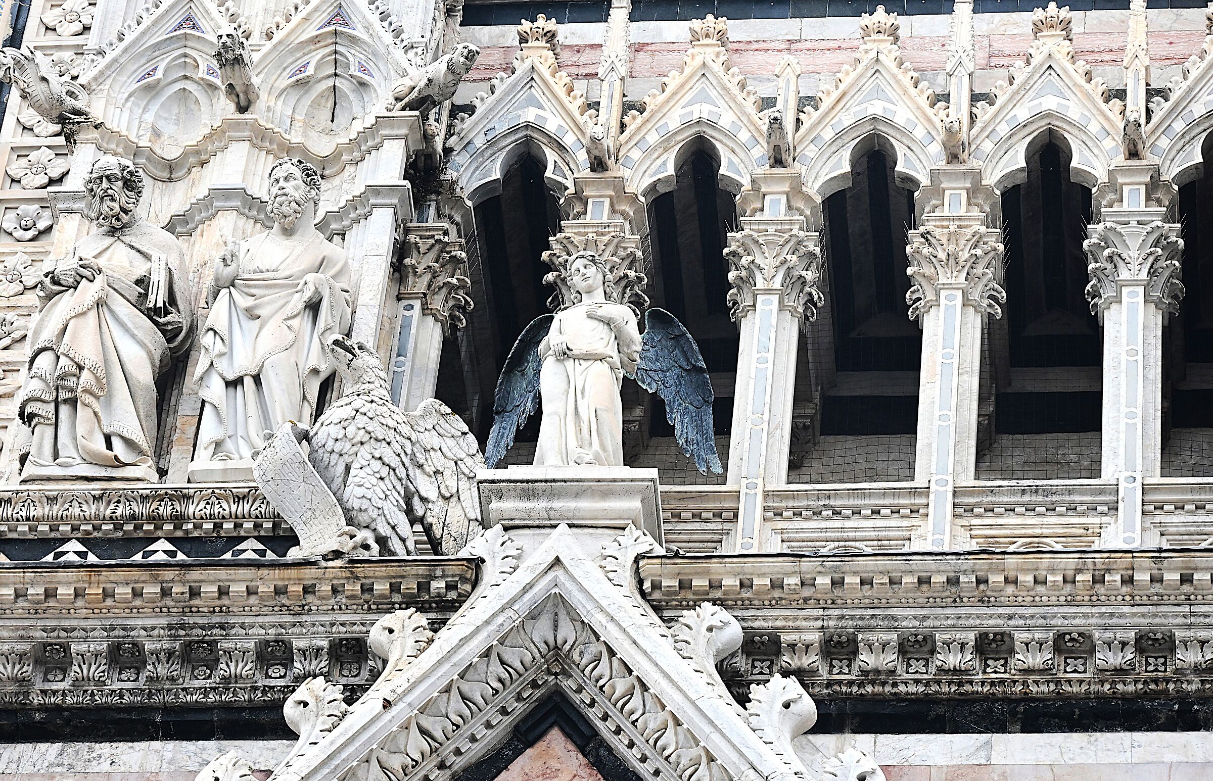 Details of the façade of the Cathedral of Siena-1-