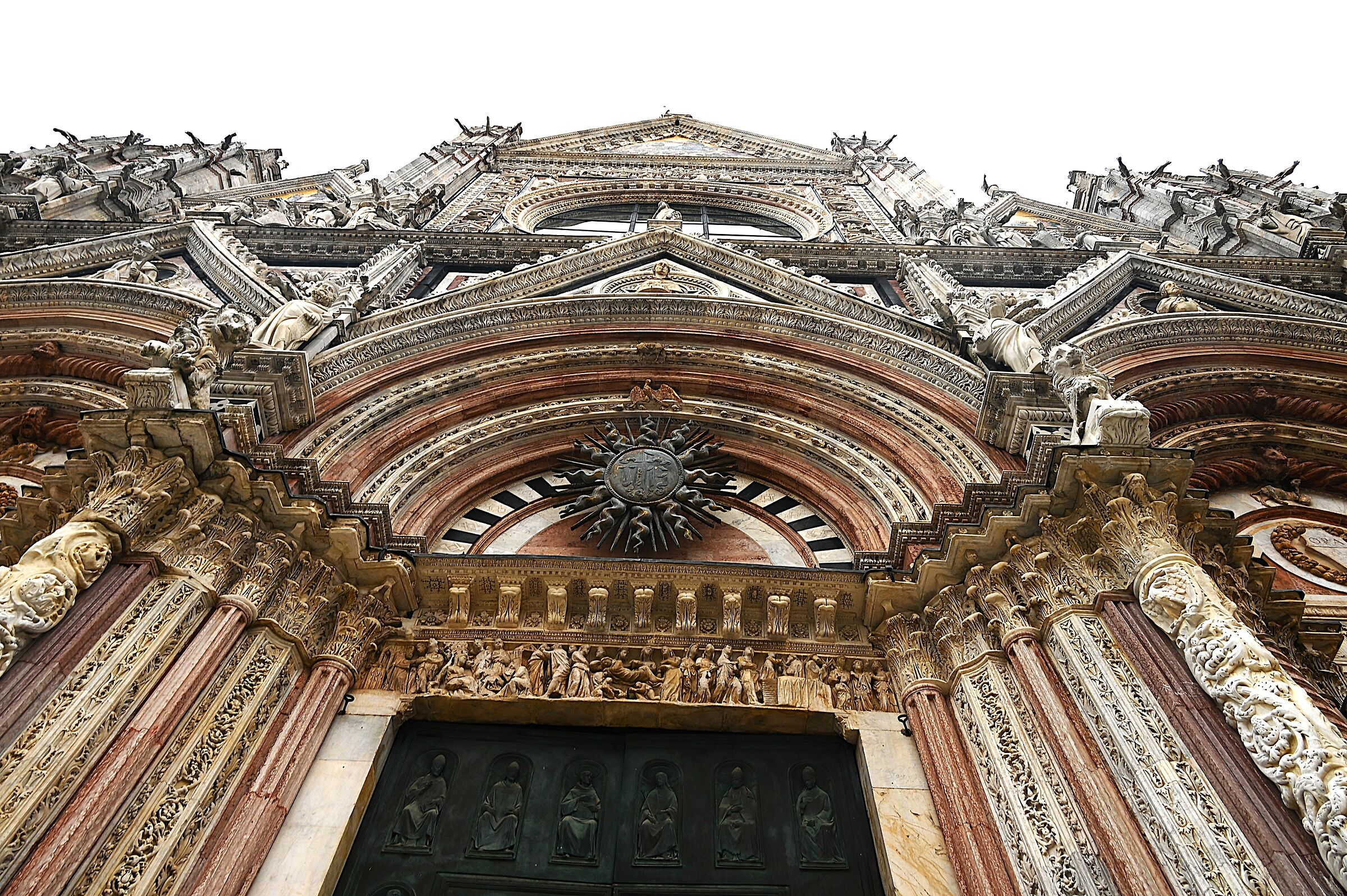 Details of the façade of the Cathedral of Siena-2-