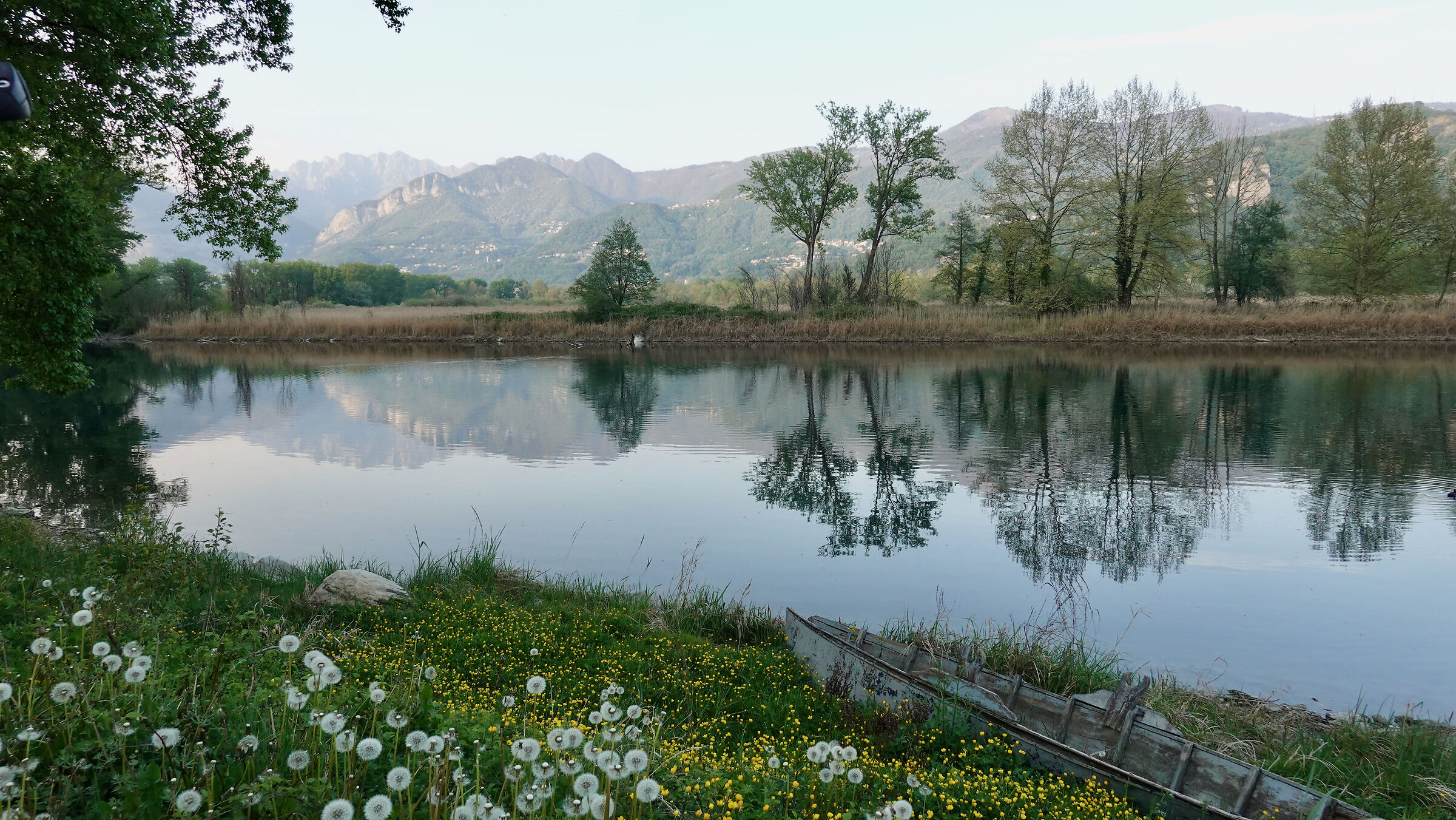 Abandoned boat along the Adda 2