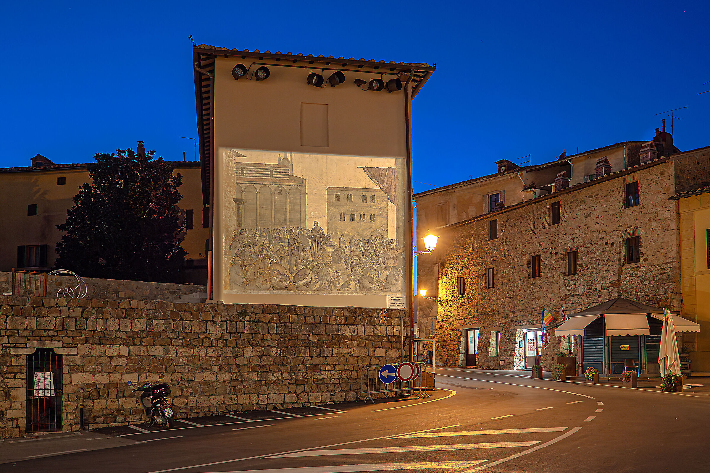 The arrival in Massa Marittima