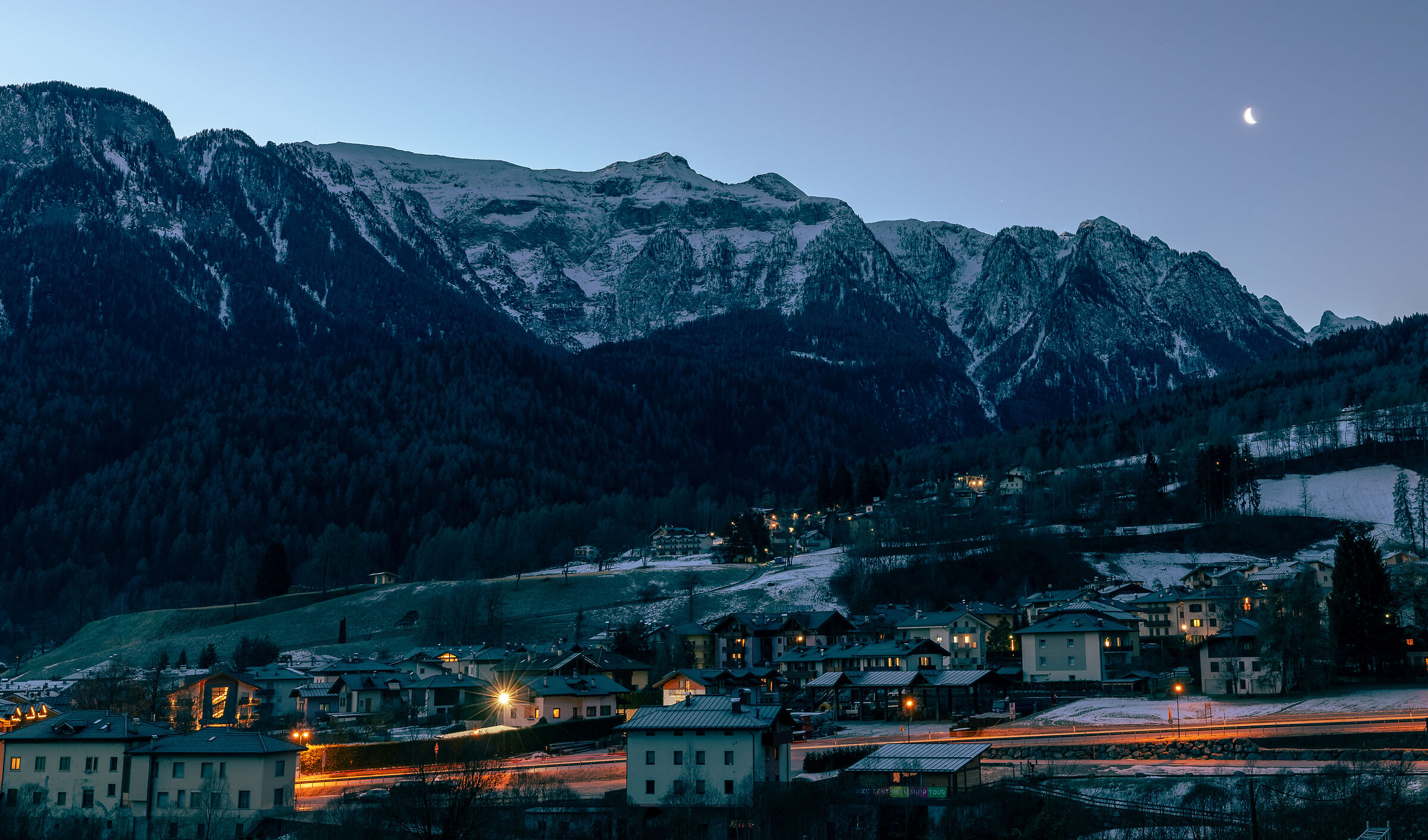 Luna all'Alba di Dimaro
