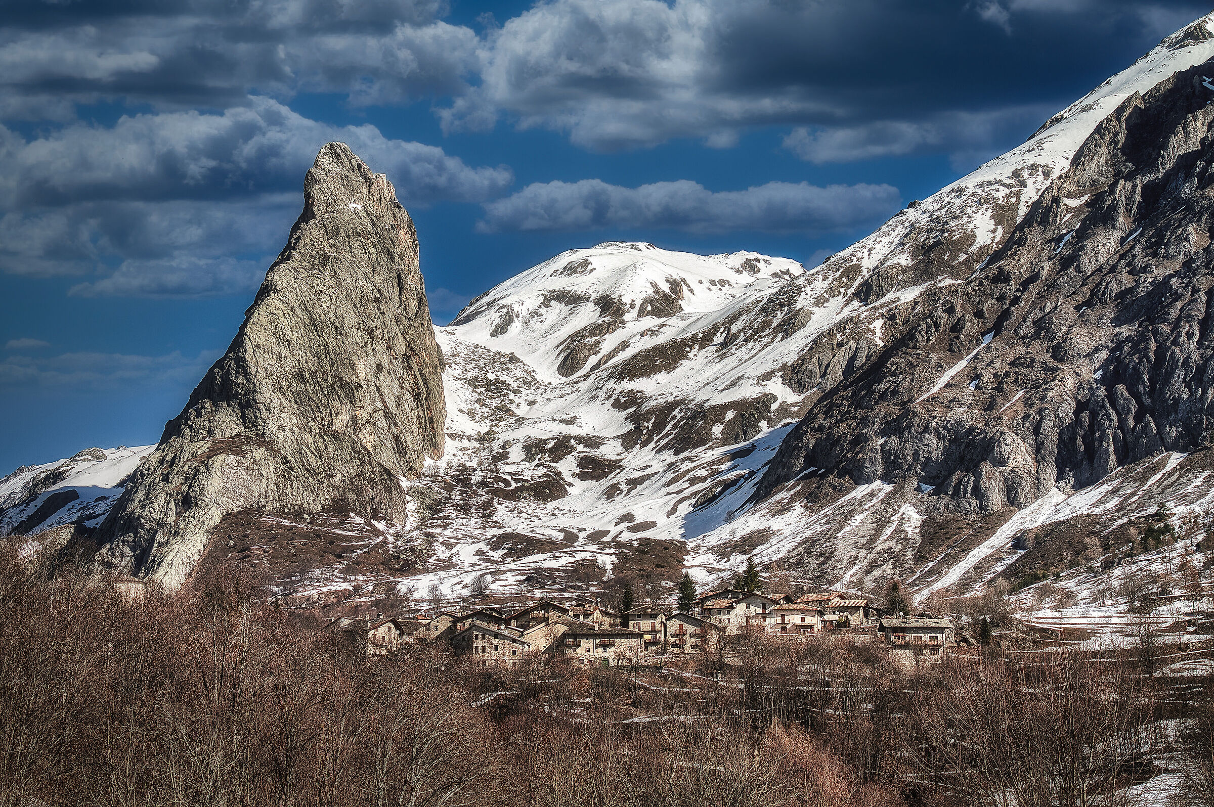 Chiappera e la Rocca Provenzale...inizia il disgelo