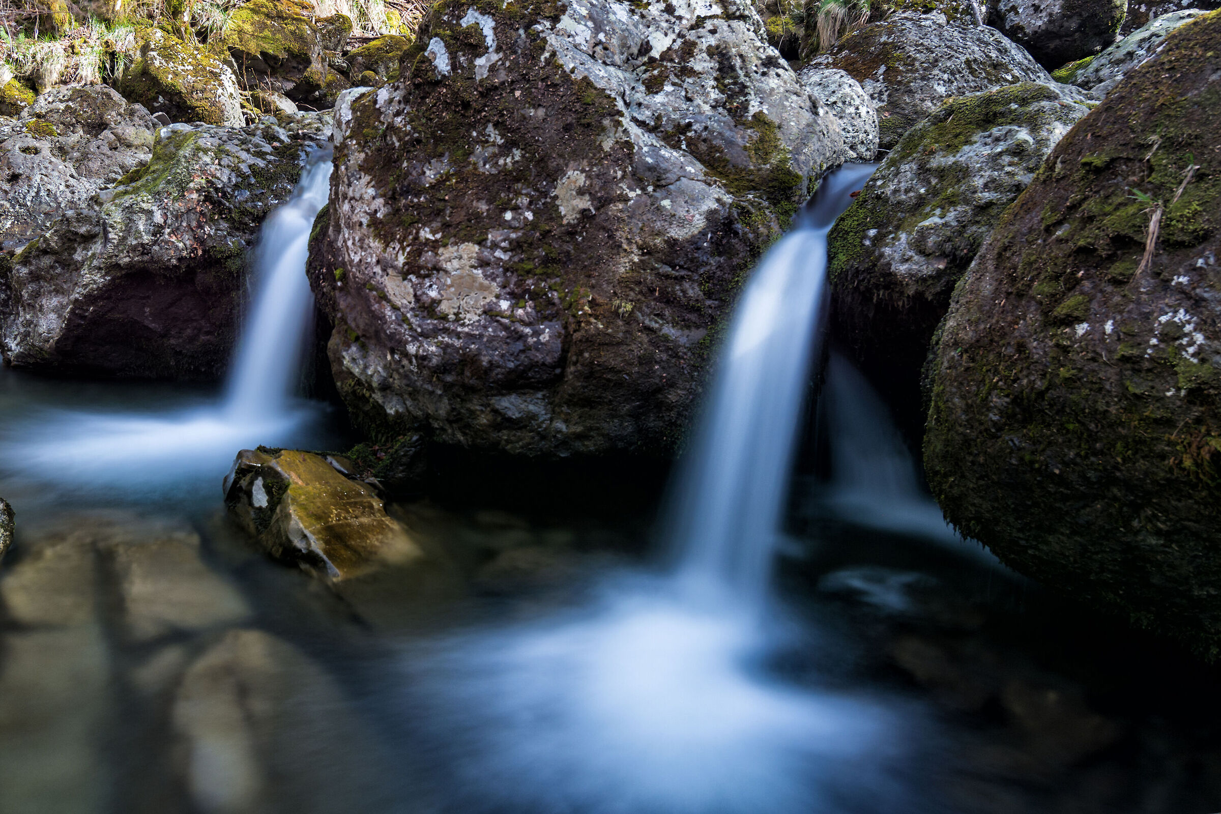 The beauty of a stream in Val d'Aveto