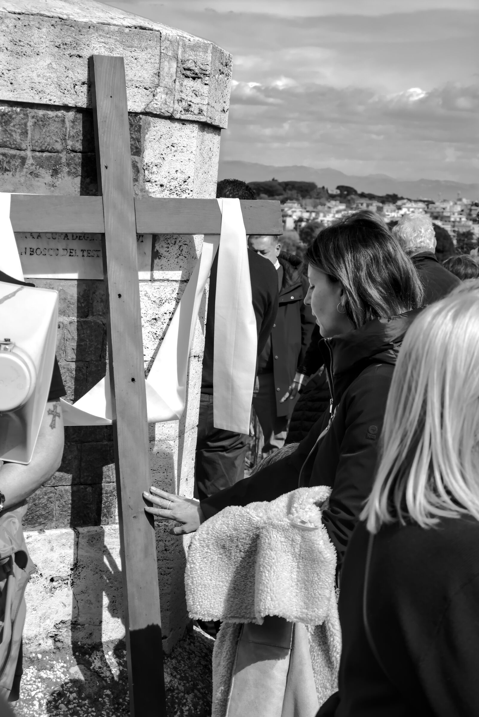 via crucis, monte dei cocci, Roma