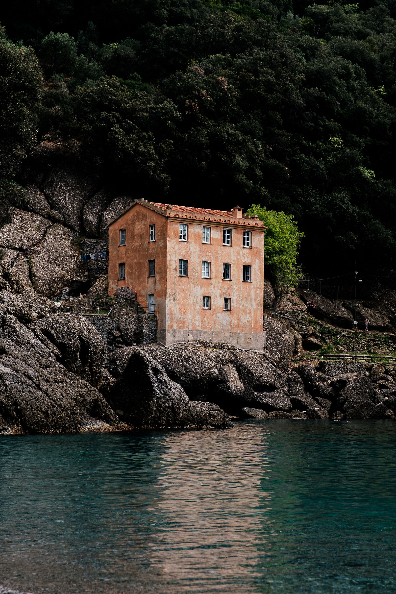 La casa arancione di San Fruttuoso