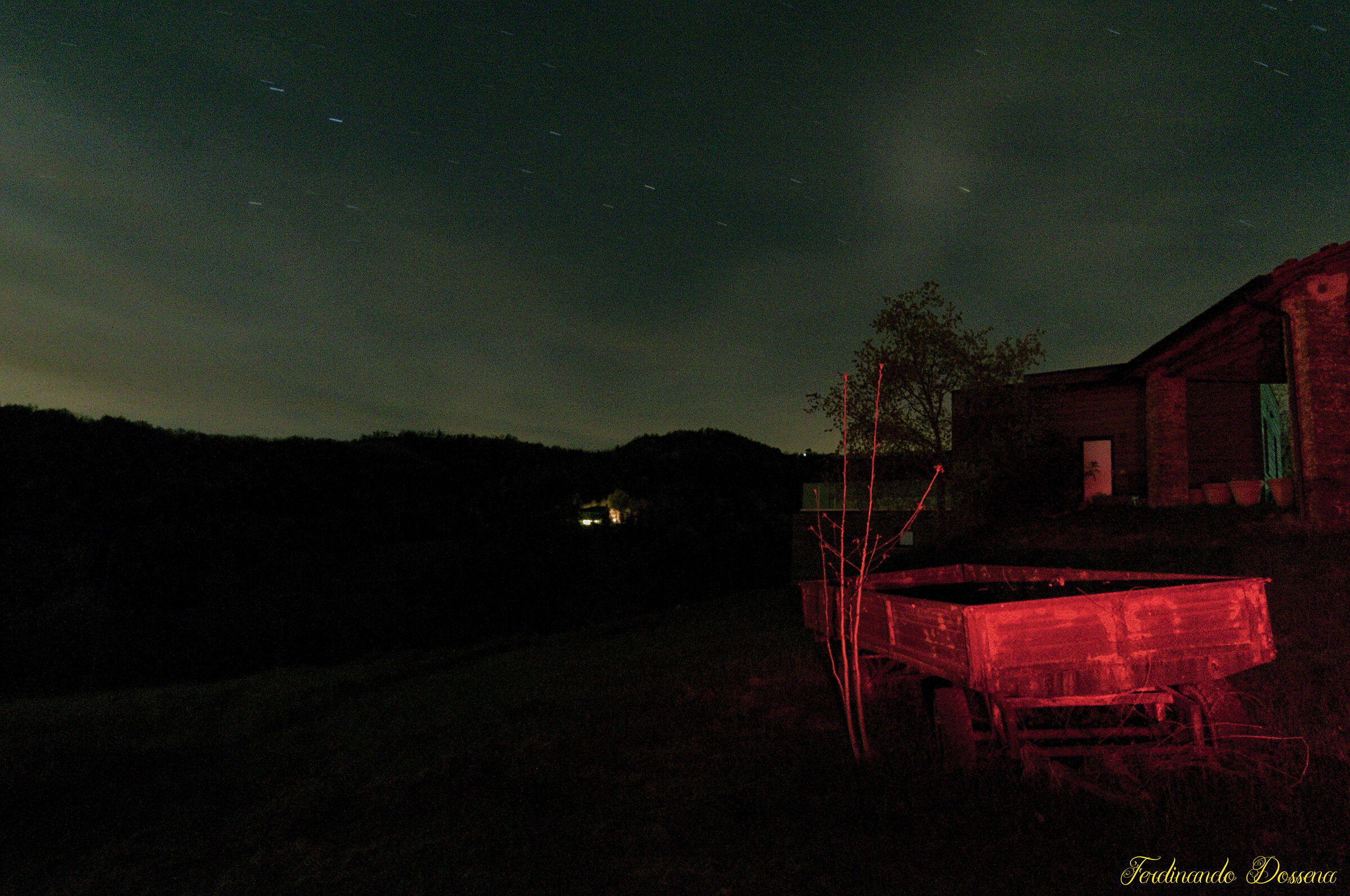 Collina di notte