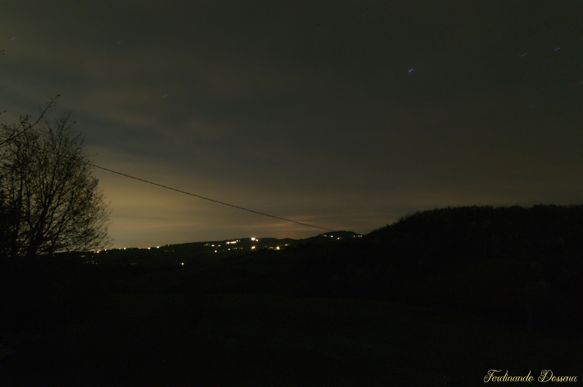 Notturna in collina