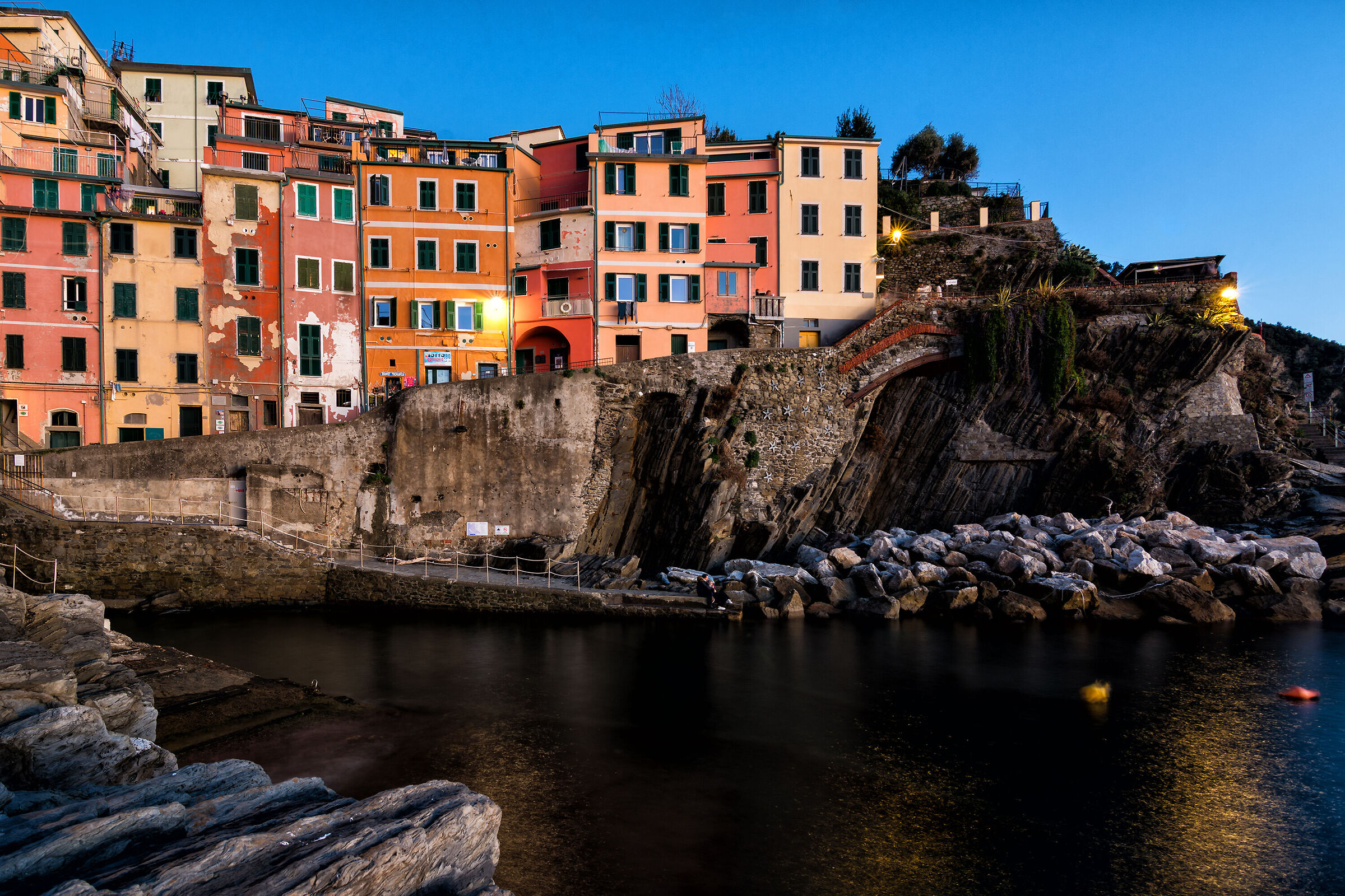 The houses of Riomaggiore