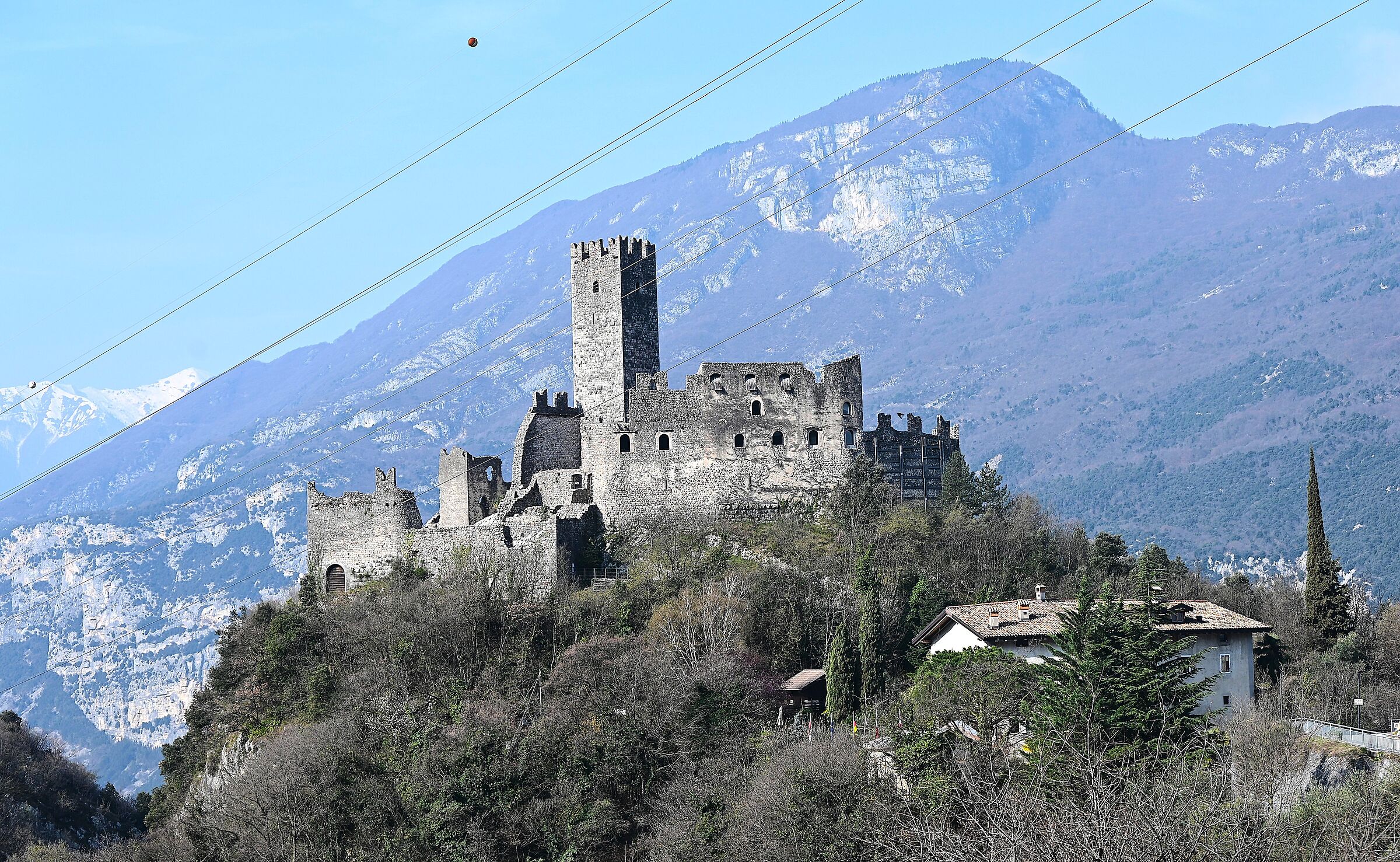 Castello di Drena sull'Alto Garda.