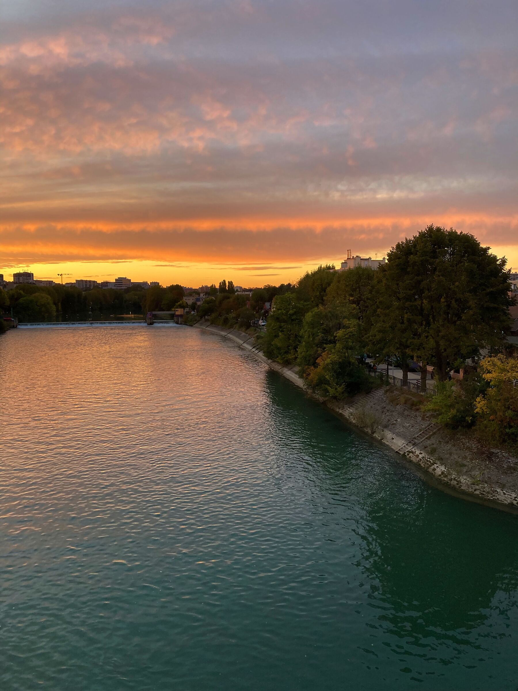 Tramonto sulla Marna
