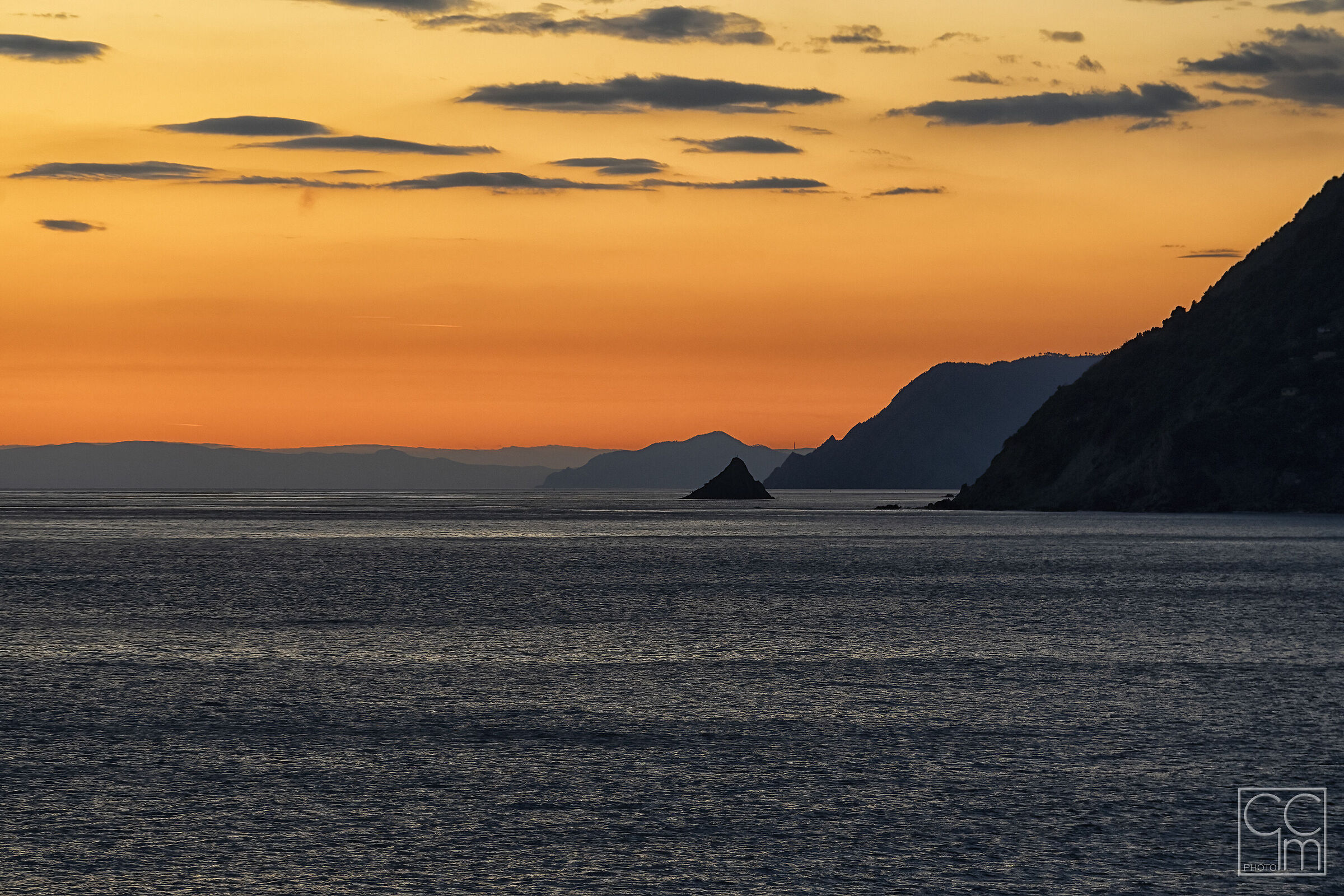 Sguardo verso le Cinque Terre
