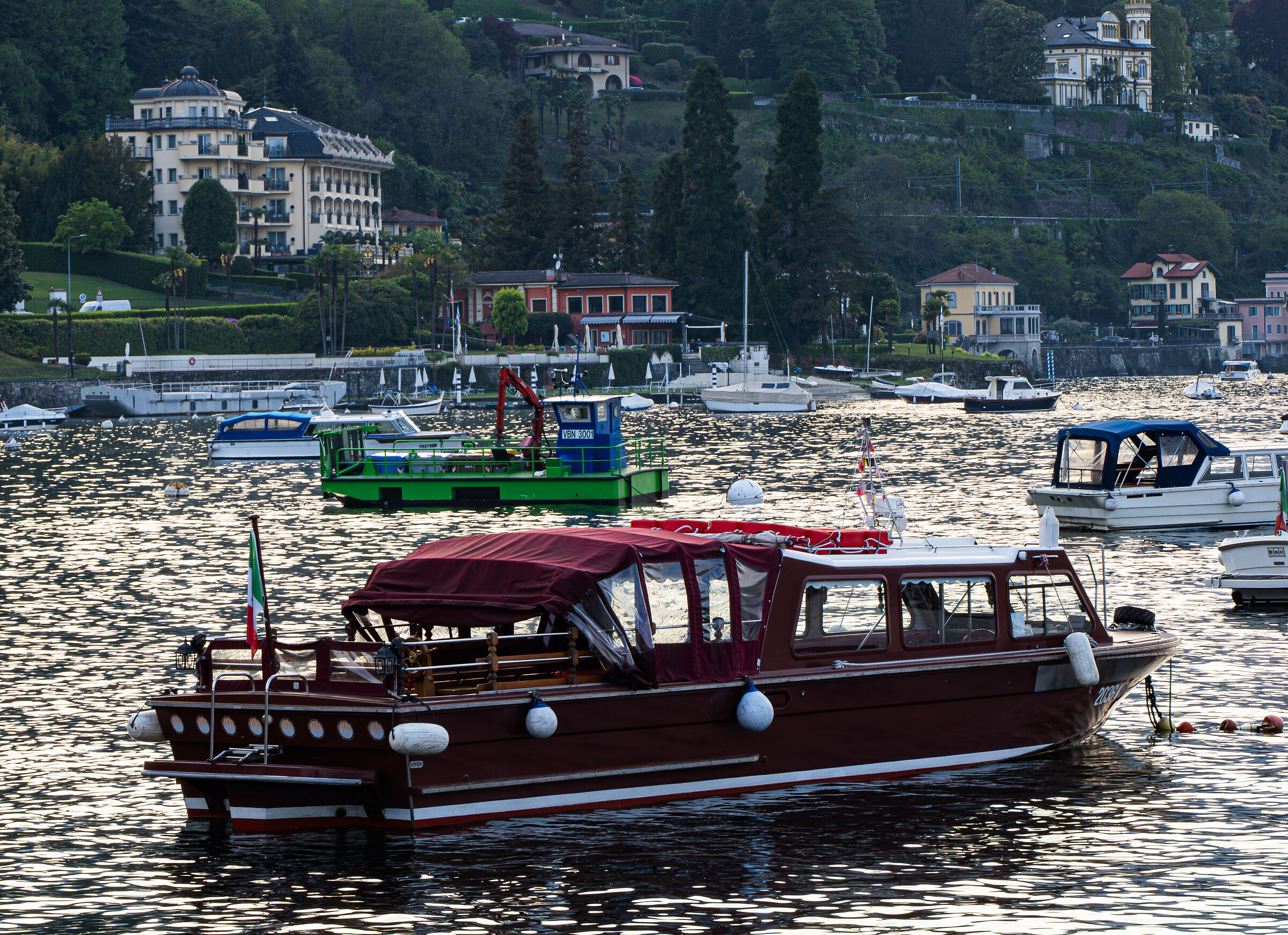 barche in riposo Stresa