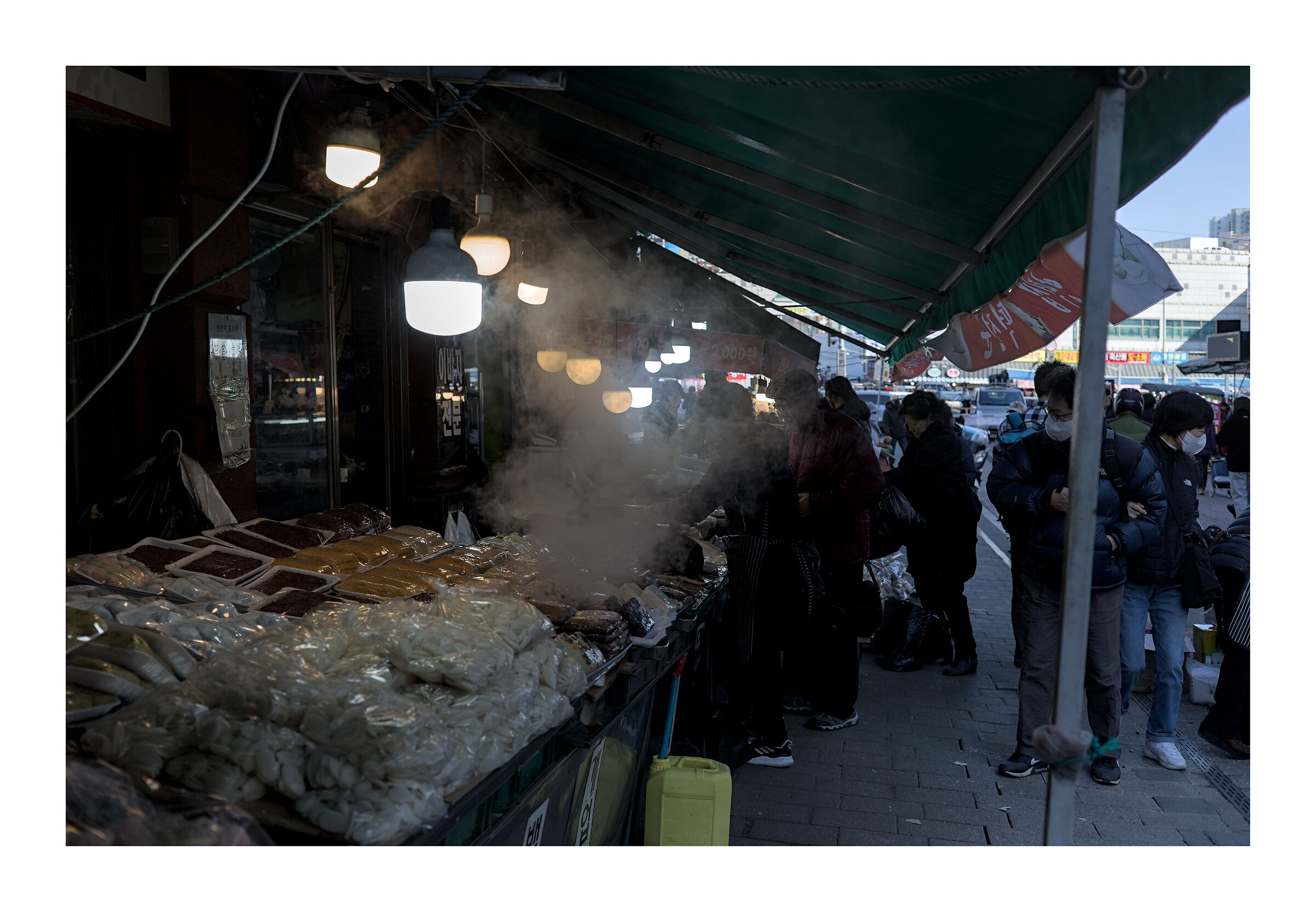 Steam.... and packaged food