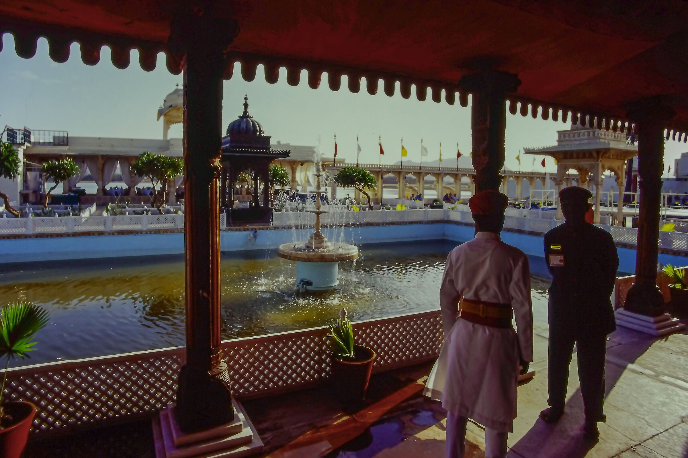 At the Taj Lake Palace on Lake Pichola, Udaipur