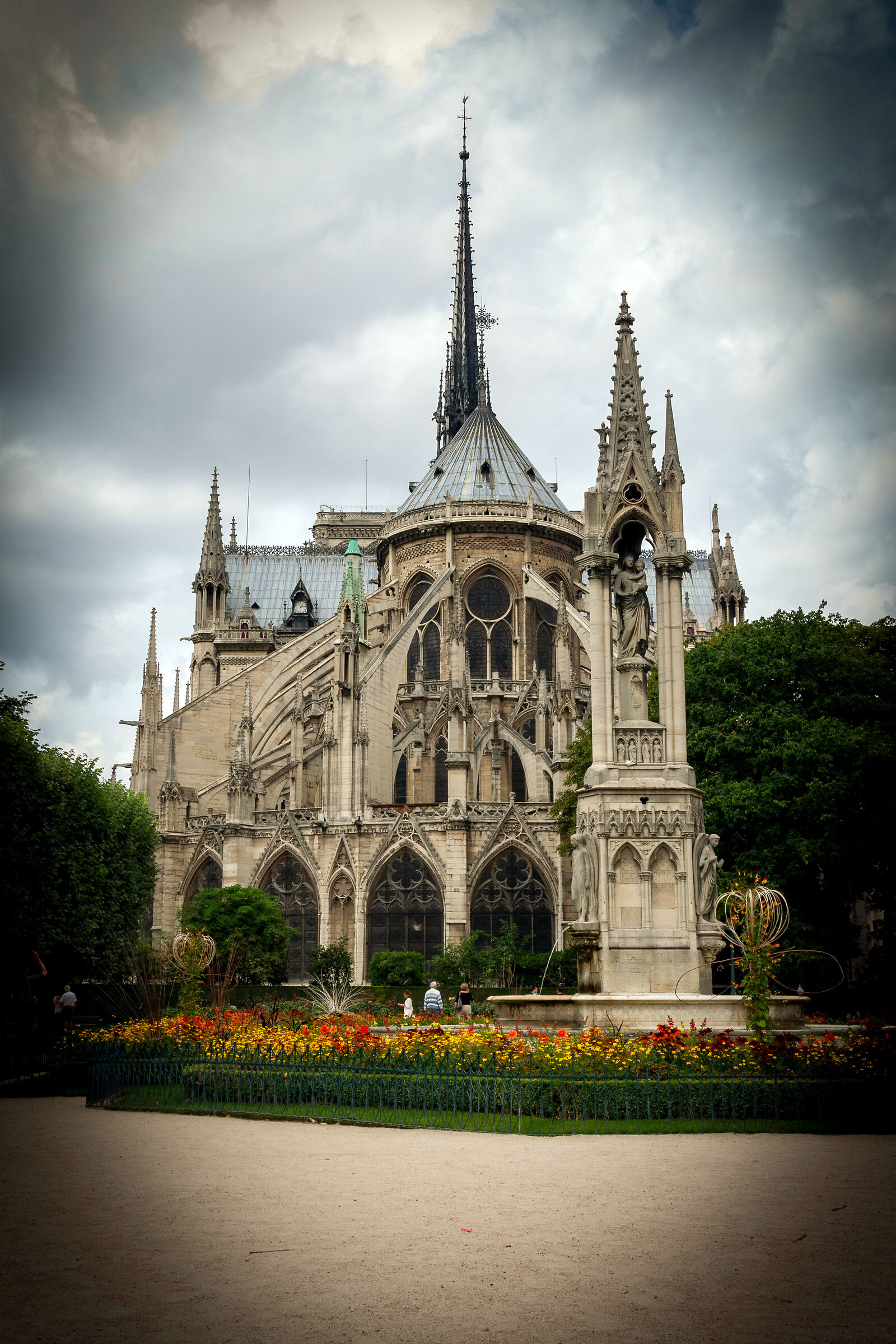 The cathedral of Notre-Dame de Paris