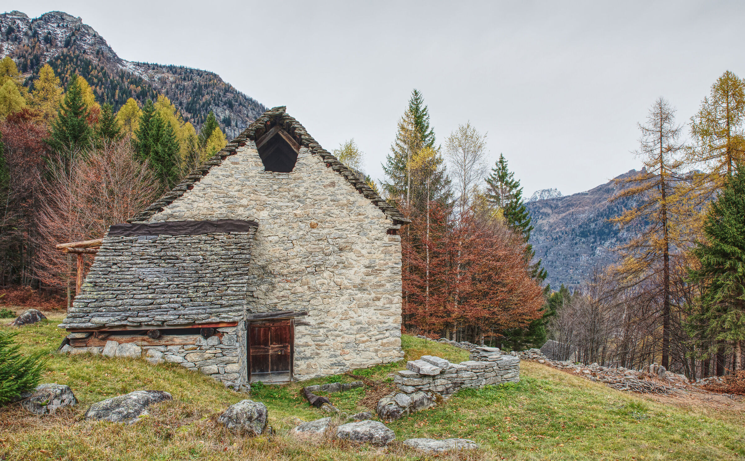 Val d'Ossola-the mountain pastures above Crodo