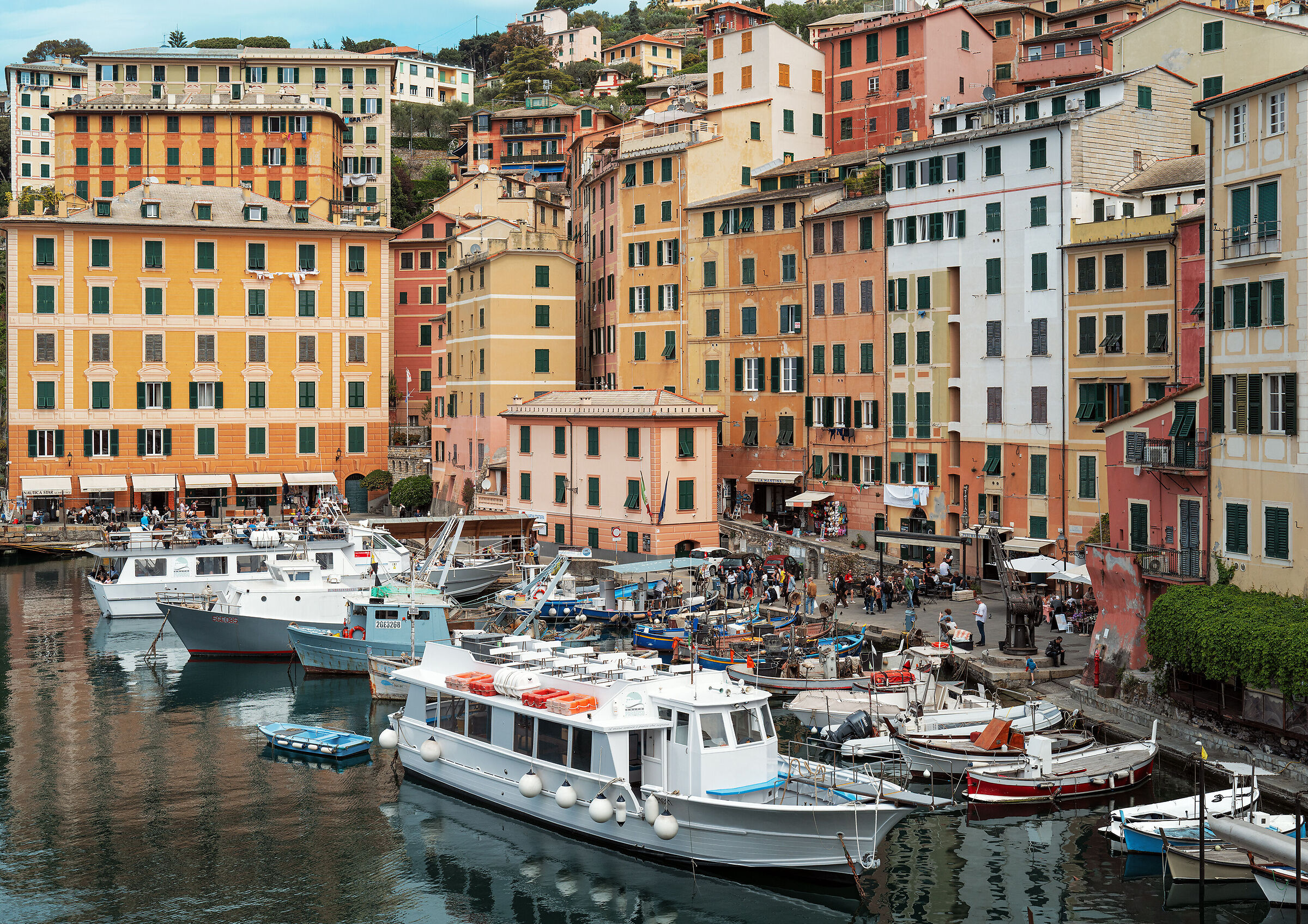 Camogli - Glimpse of the marina