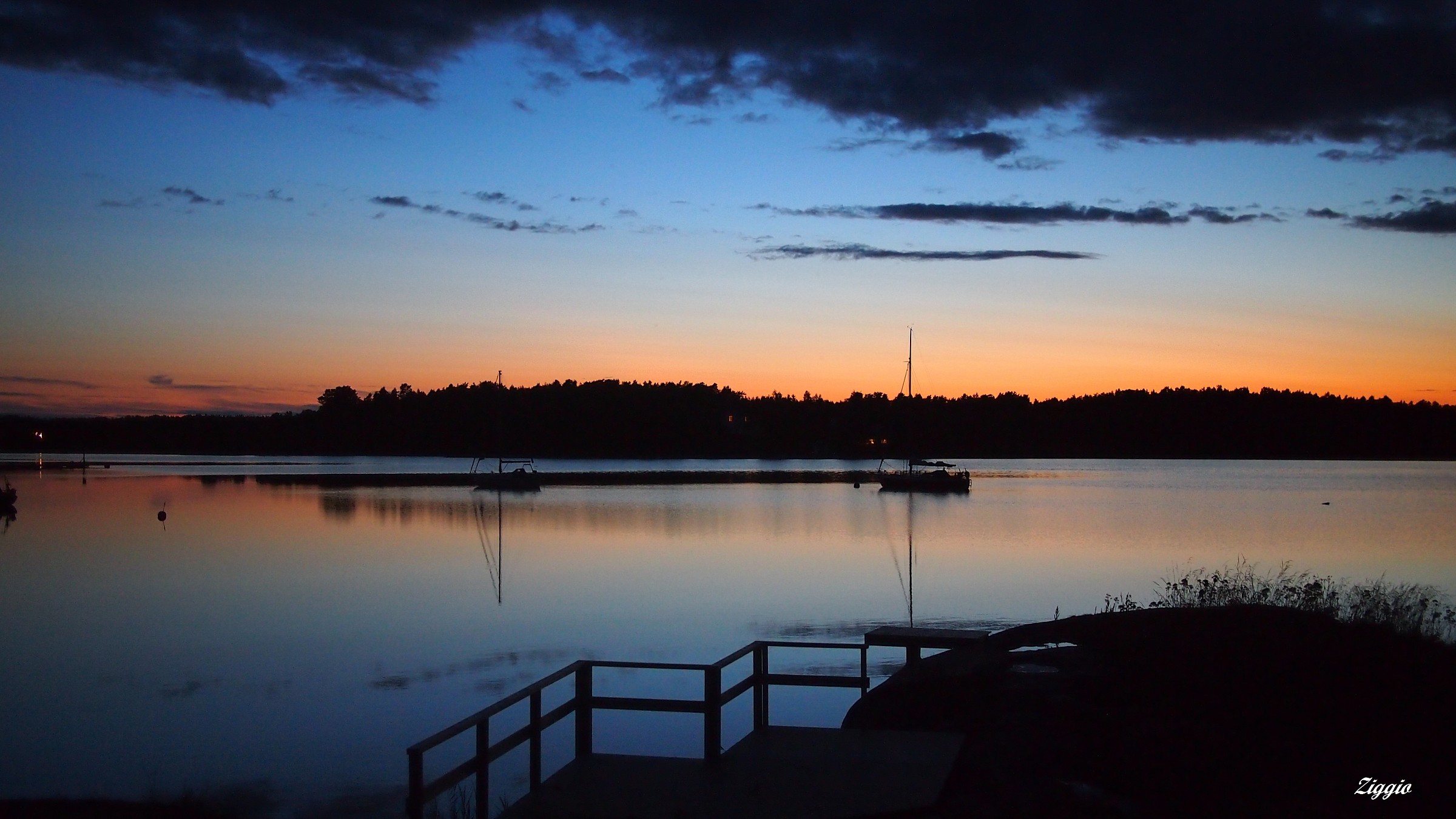 Sunset in Arkösund