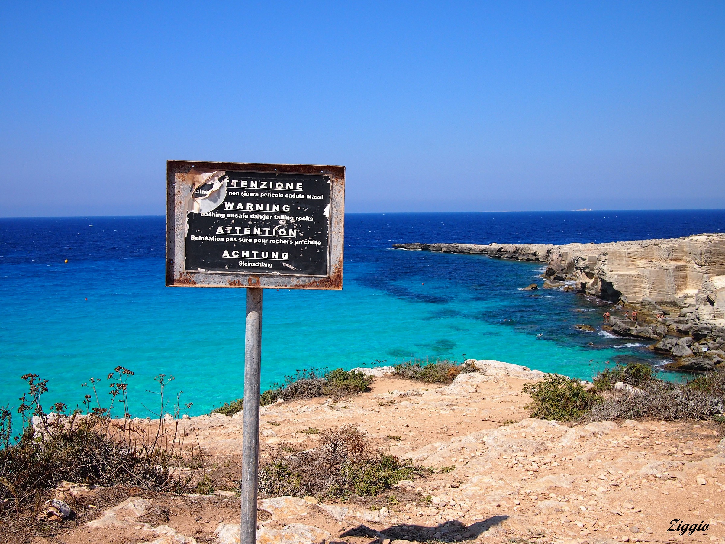 Favignana Island, Cala Rossa