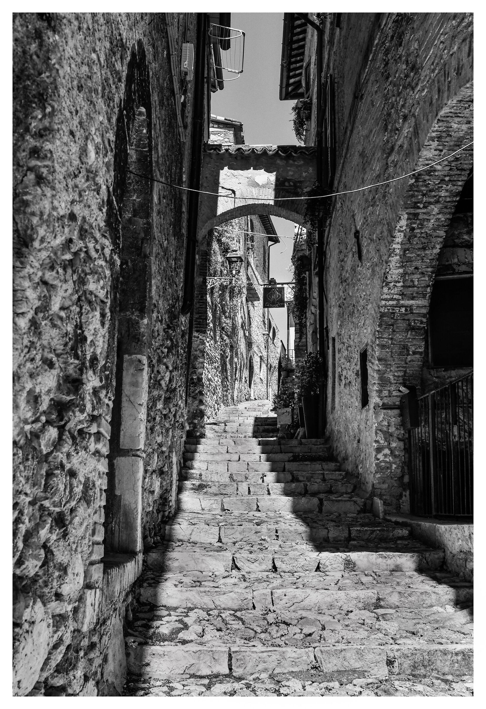 The village of Casperia in the province of Rieti