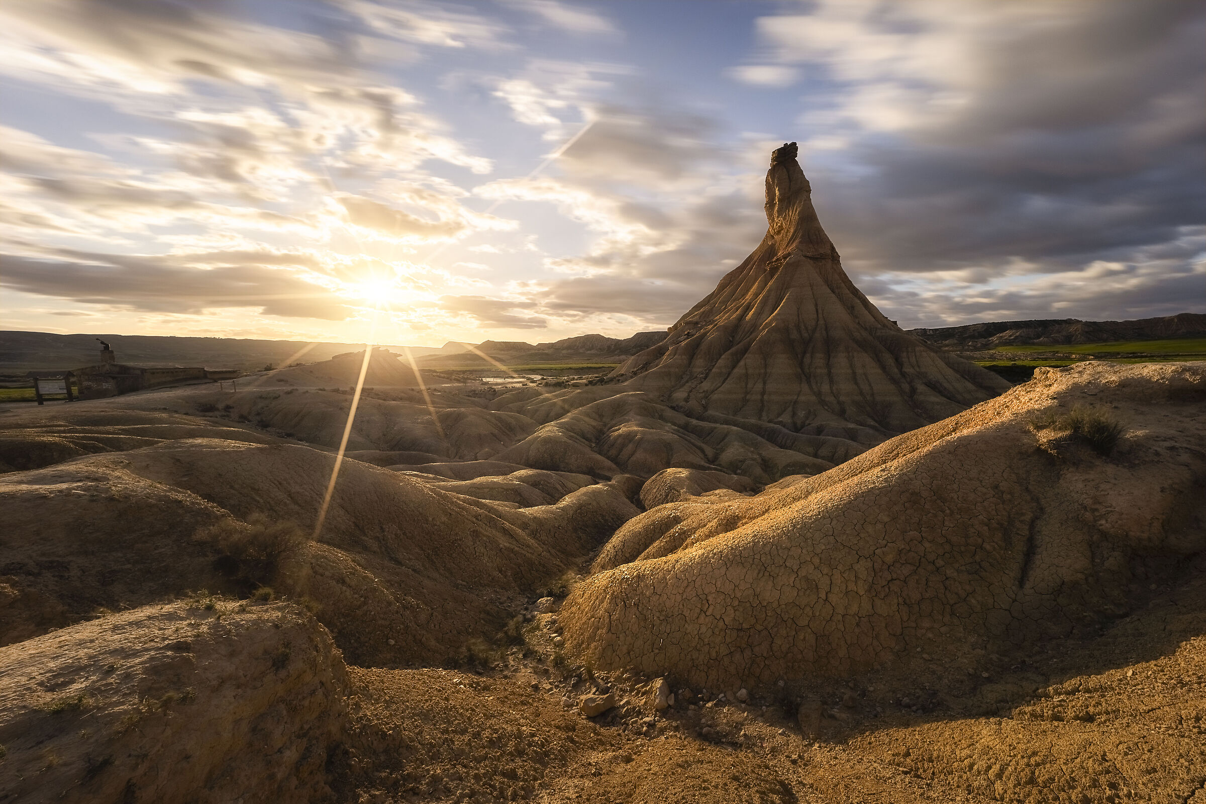 Sunset in Bardenas Reales