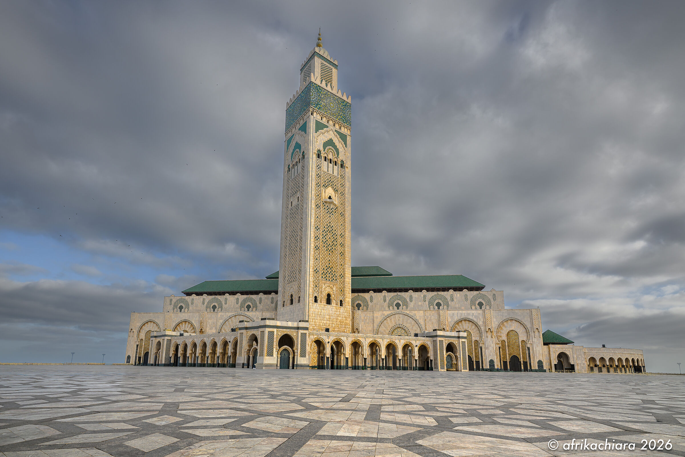 Famous Mosque of Hassan II