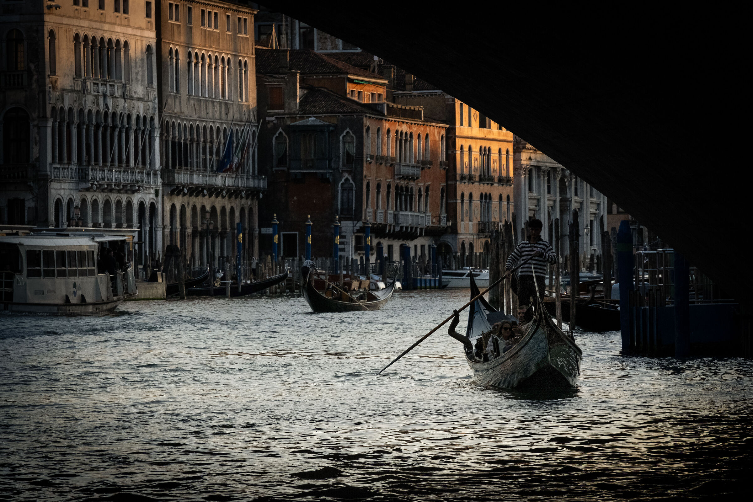 Under the Rialto Bridge